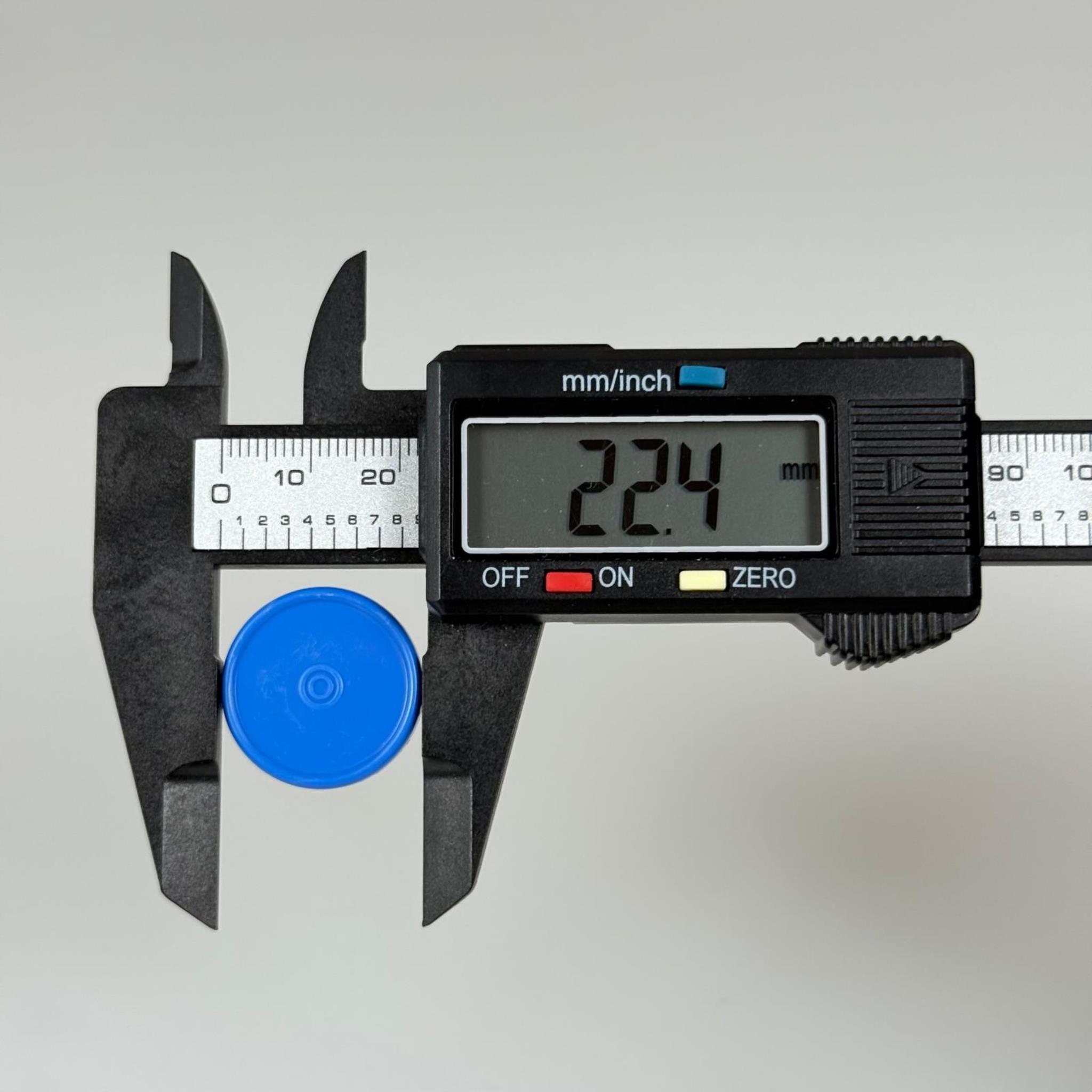 PENİSİLİN ALÜMİNYUM FLAKON KAPAK MAVİ -  20 MM DÜZ RENKLİ FLİP-OFF KAPAK