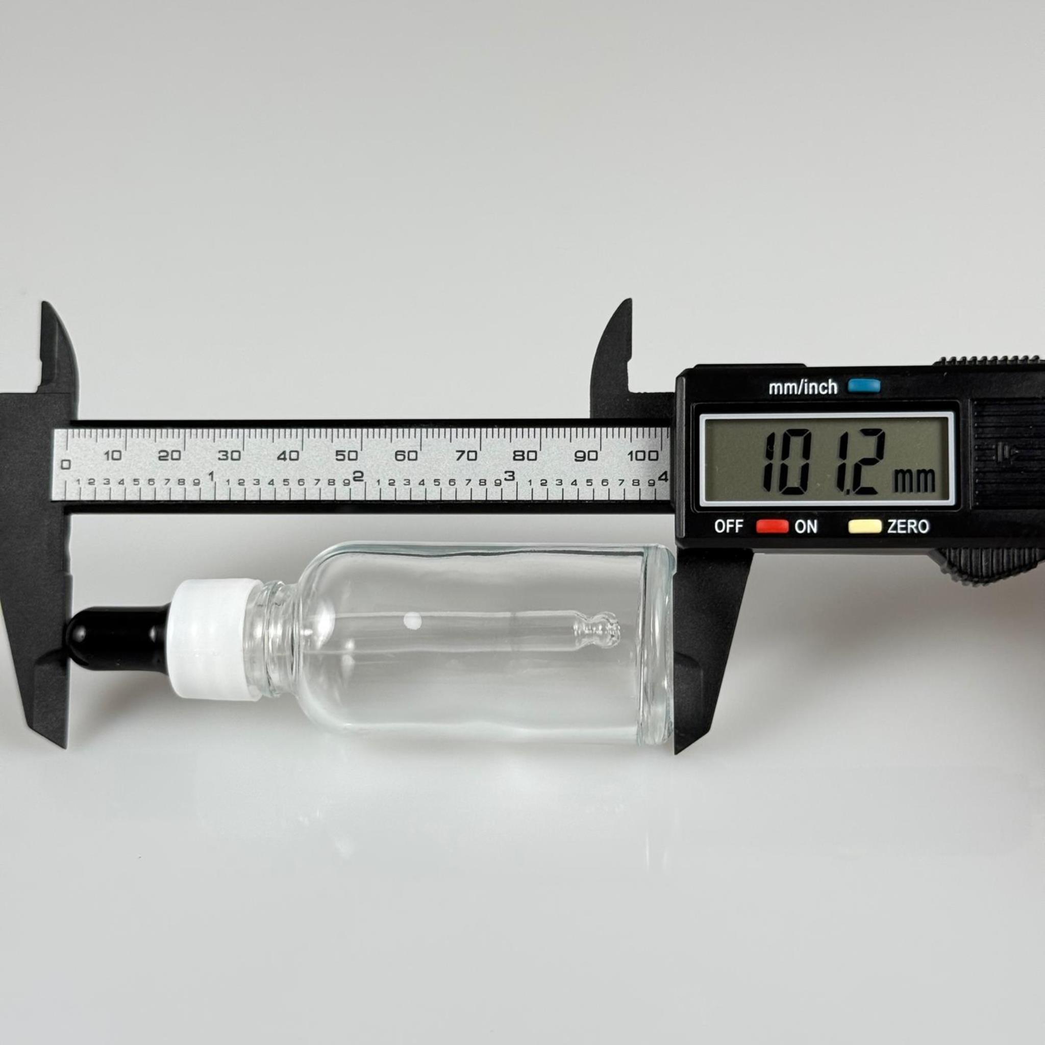 30 CC ŞEFFAF CAM DAMLALIKLI ŞİŞE - SİYAH EMZİK + BEYAZ DÜZ KAPAK + CAM PİPET TAKIM - 30 ML DAMLALIKLI ŞİŞE SETİ