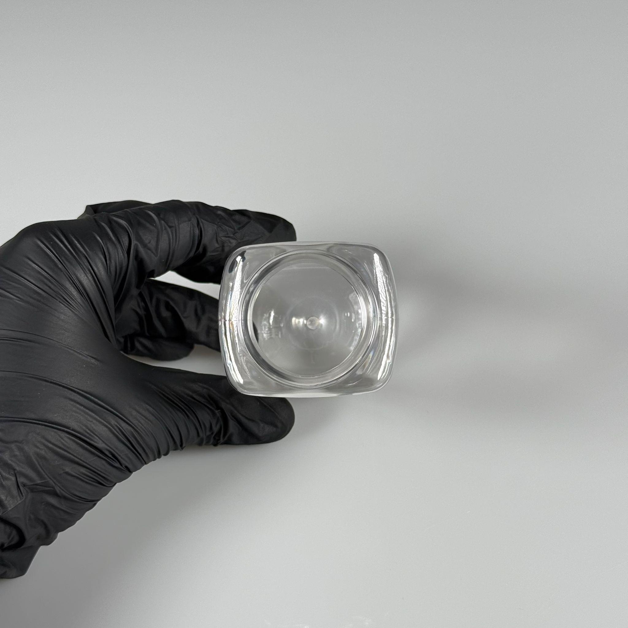 BAHARAT, TOZ, KAHVE, SAHLEP VB MUTFAK DÜZENLEME İÇİN KARE PLASTİK MİNİ KAVANOZLAR - 150 ML -  RAF DÜZENLEYİCİ GIDAYA UYGUN KÖŞELİ GOLD KAPAKLI PET KAVANOZLARI