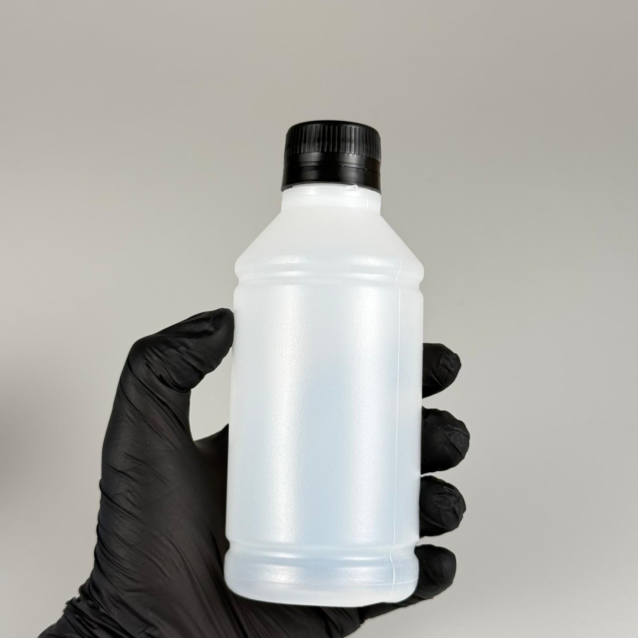 250 CC TİNER ŞİŞESİ - SİYAH KİLİTLİ KAPAKLI - 250 ML KİMYASALA DAYANIKLI PLASTİK ŞİŞE - 0,25 LT POLİETİLEN ŞİŞE