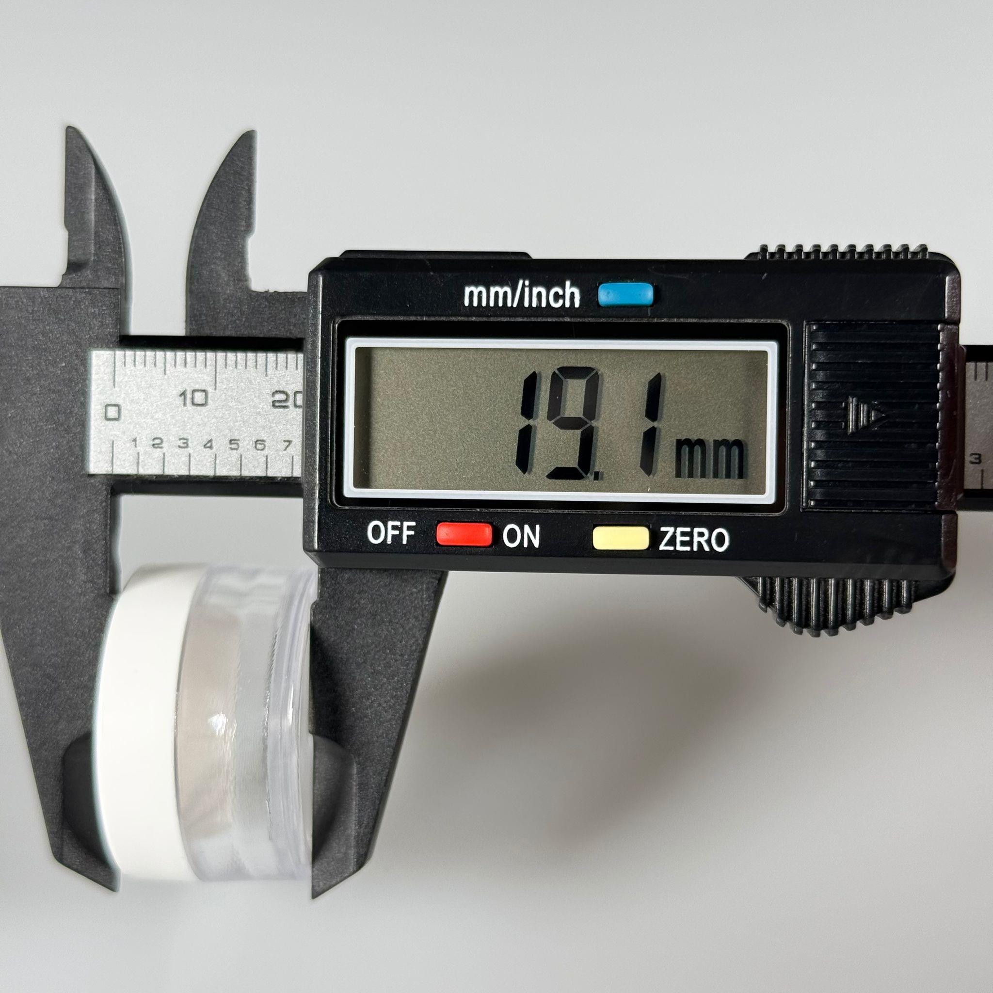 5 CC AKRİLİK KRİSTAL KAVANOZ - BEYAZ KAPAKLI  - 5 ML KREM KAVANOZ KALIN ŞEFFAF PLASTİK MİKA AKRİLİK