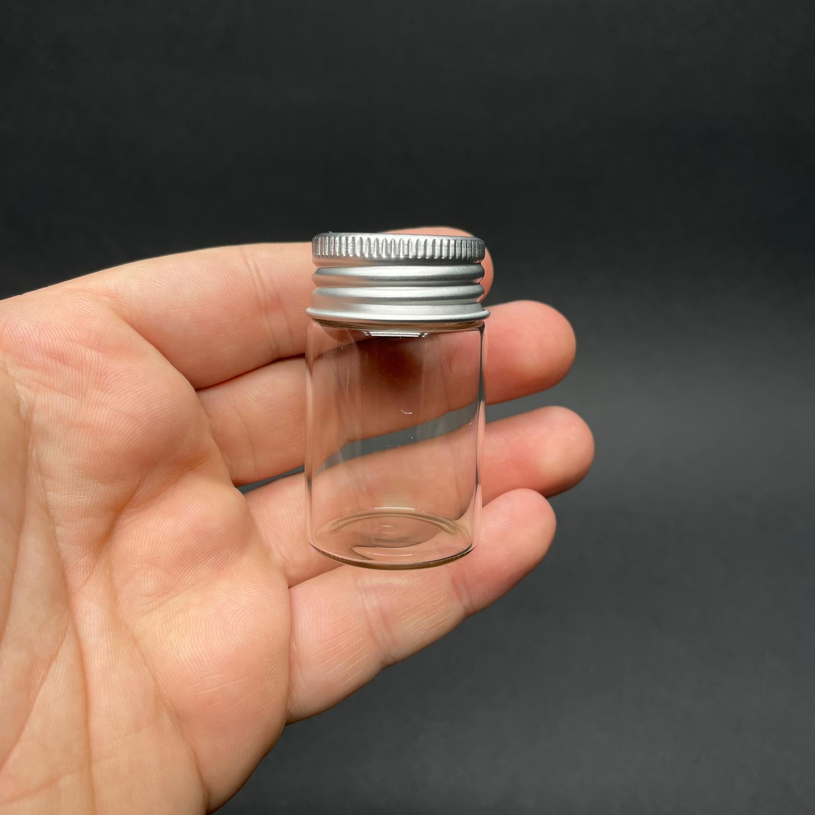 20 CC METAL KAPAKLI CAM KAVANOZ - 20 ML METAL KAPAKLI CAM KAVANOZ - MİNİK KAVANOZ 30x50 MM