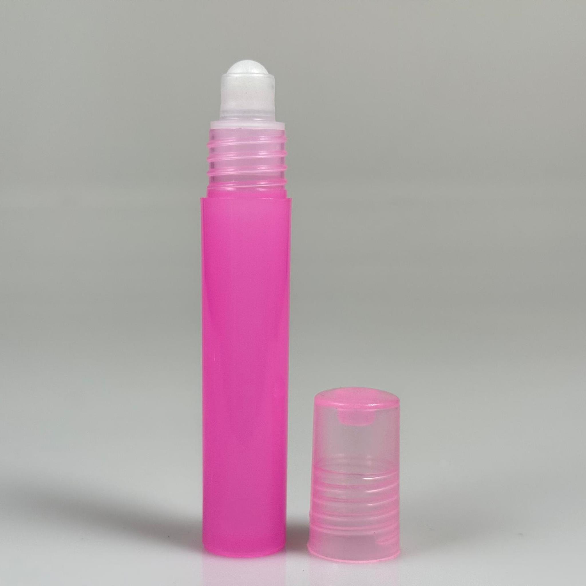 7,5 CC PLASTİK ROLL-ON ŞİŞE - BİLYELİ ŞİŞE - MİS ŞİŞESİ - ESANS ŞİŞESİ - KOKU - ŞİŞESİ - PARFÜMERİ ŞİŞESİ - PEMBE