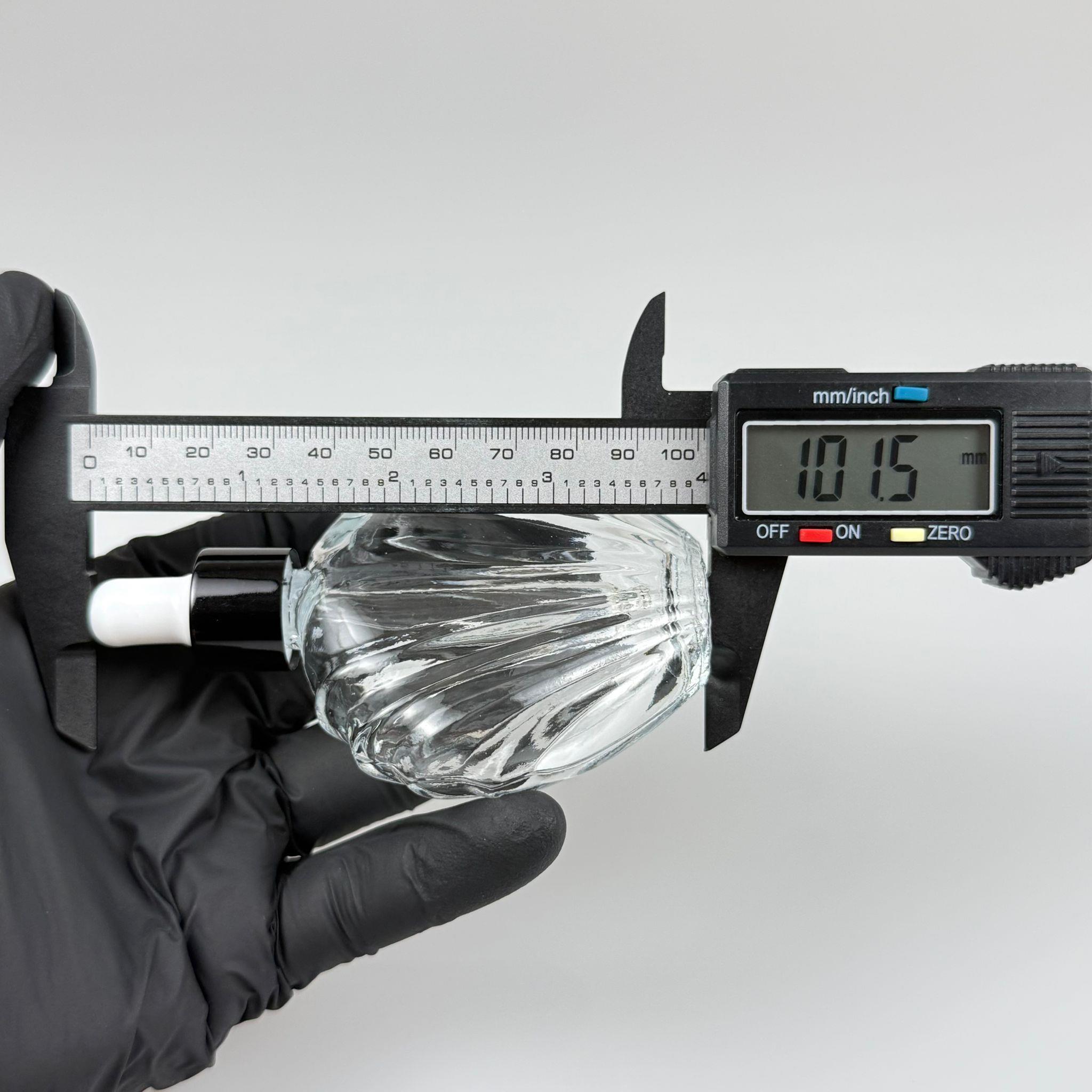 45 CC İSTİRİDYE MODEL PRESTİJLİ CAM DAMLALIKLI ŞİŞE - BEYAZ EMZİK - SİYAH METALİK KAPAK - 45 ML CAM DAMLALIKLI ŞİŞE - DAMLALIKLI BOŞ ŞİŞE