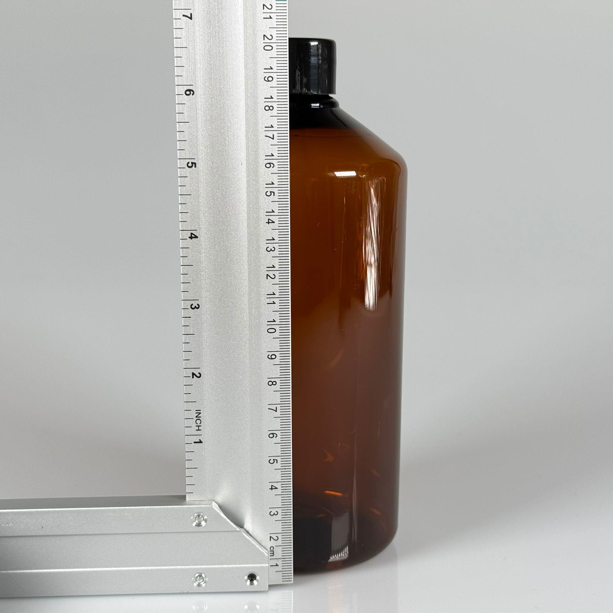 FLAKON ENJEKTÖR SERUM ŞİŞESİ - 1000 ML ECZA PLASTİK PET ŞİŞE + VİDALI DELİKLİ KAPAK (ELLE ÇEVİREREK KAPANIR) + KAUÇUK BUTİL TIPA TAKIM