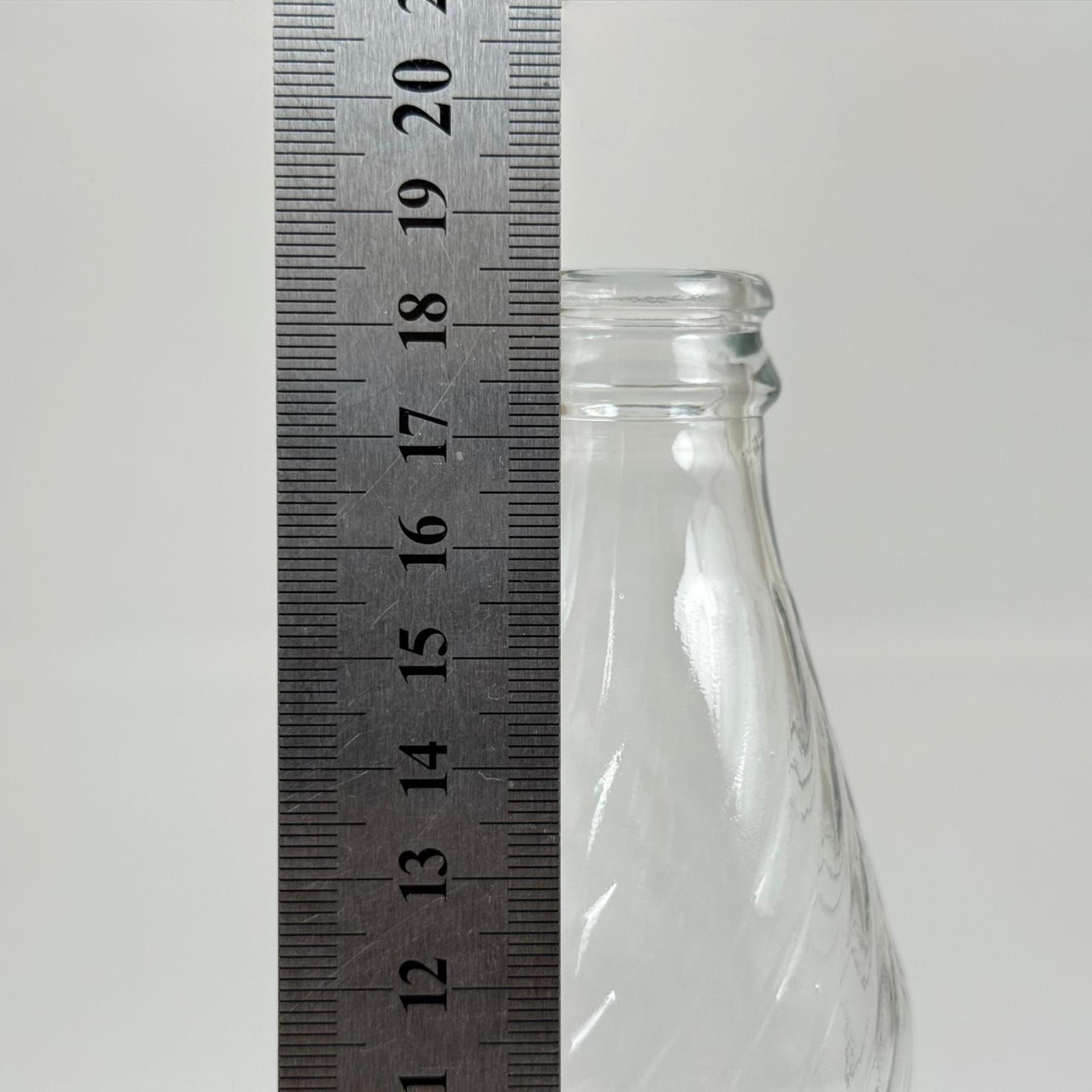 250 CC ŞEFFAF CAM GAZOZ ŞİŞESİ KAPAKSIZ (26 AĞIZ) - 250 ML SODA ŞİŞESİ - TAÇ KAPAK UYUMLU