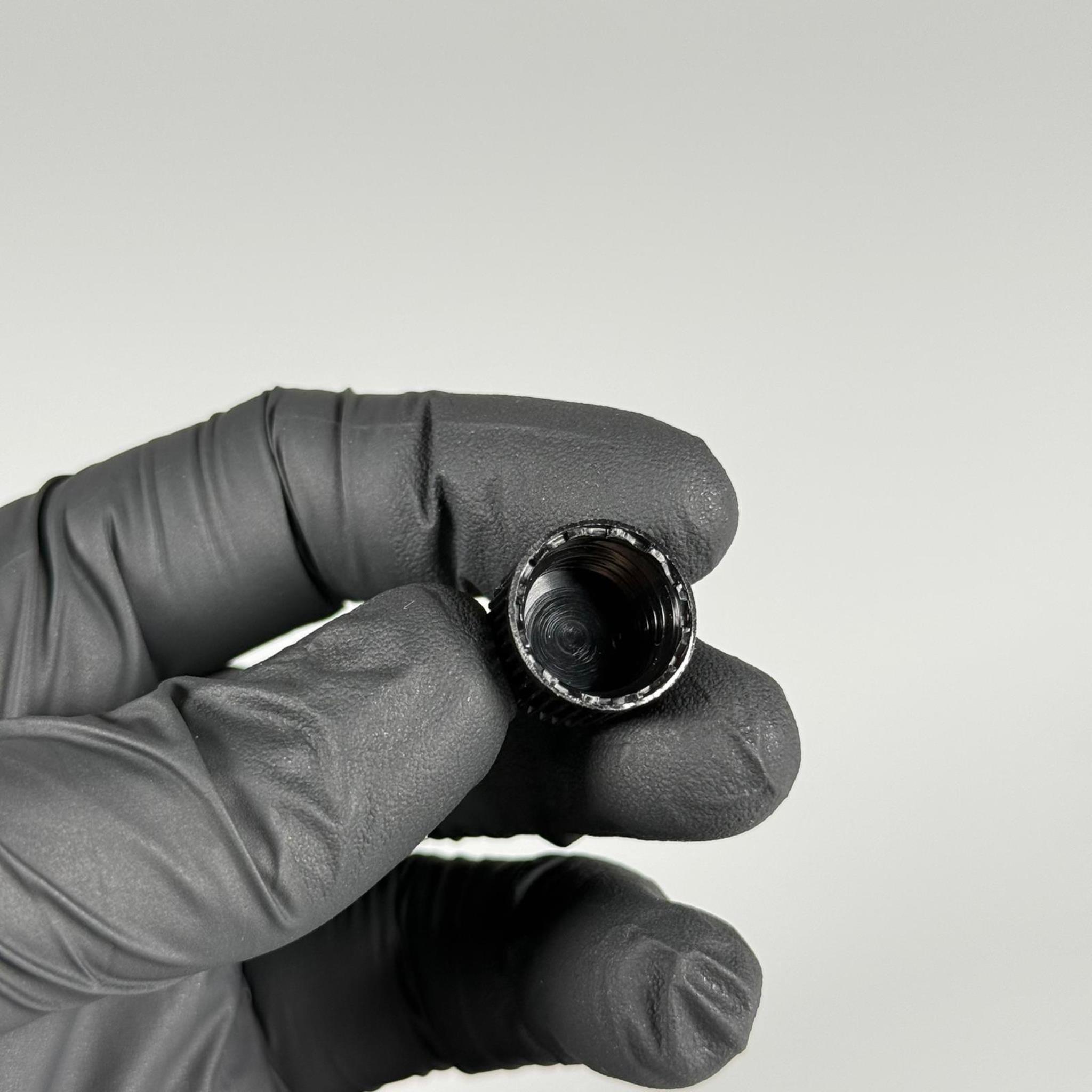 14 MM PLASTİK KAPAK SİYAH -DÜZ