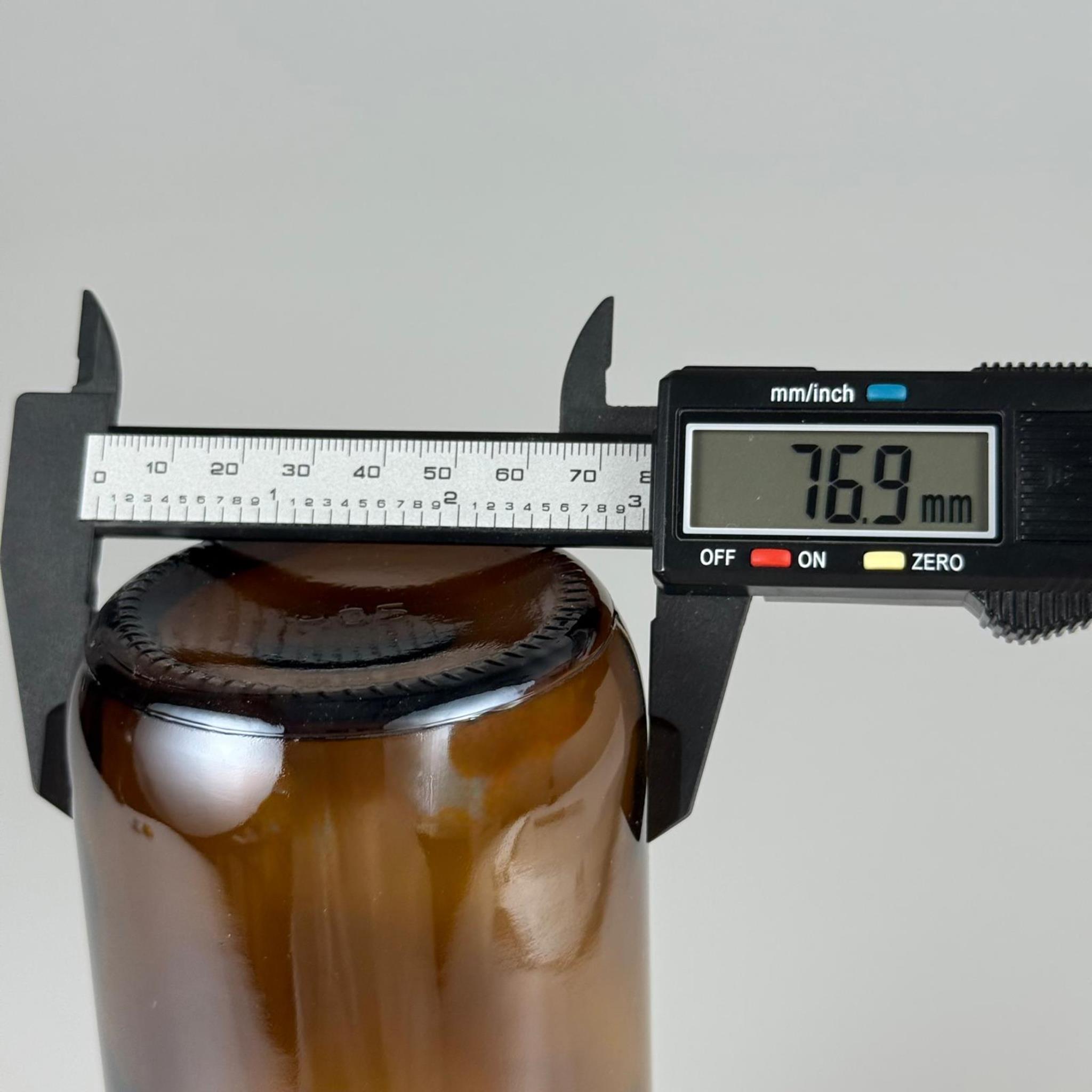 500 CC AMBER TOMBUL ÖZEL SERİ CAM ŞİŞE - METAL ALÜMİNYUM GÜMÜŞ KÖPÜK CONTALI KAPAKLI - 500 ML CAM ECZA ŞİŞESİ - KAHVERENGİ