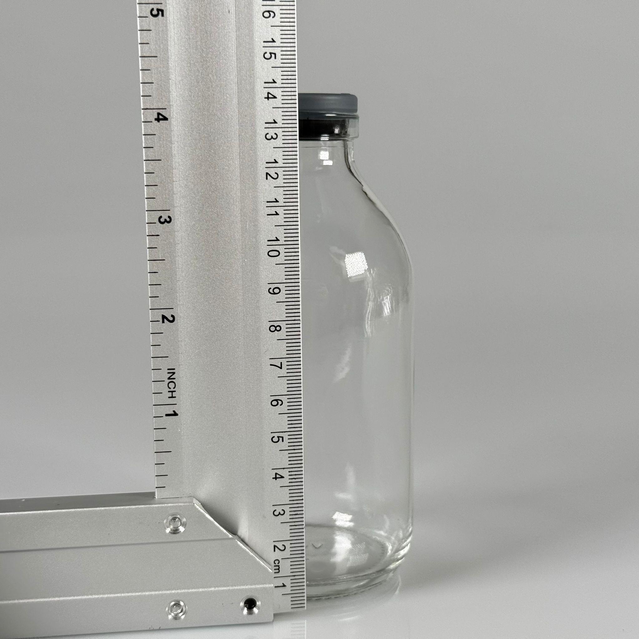 250 CC ŞEFFAF CAM SERUM ŞİŞESİ - 32 AĞIZ  KAUÇUK BUTİL TIPALI TAKIM - 250 CC BOŞ SERUM ŞİŞESİ - TİP 2 İLACA ECZAYA  UYGUN