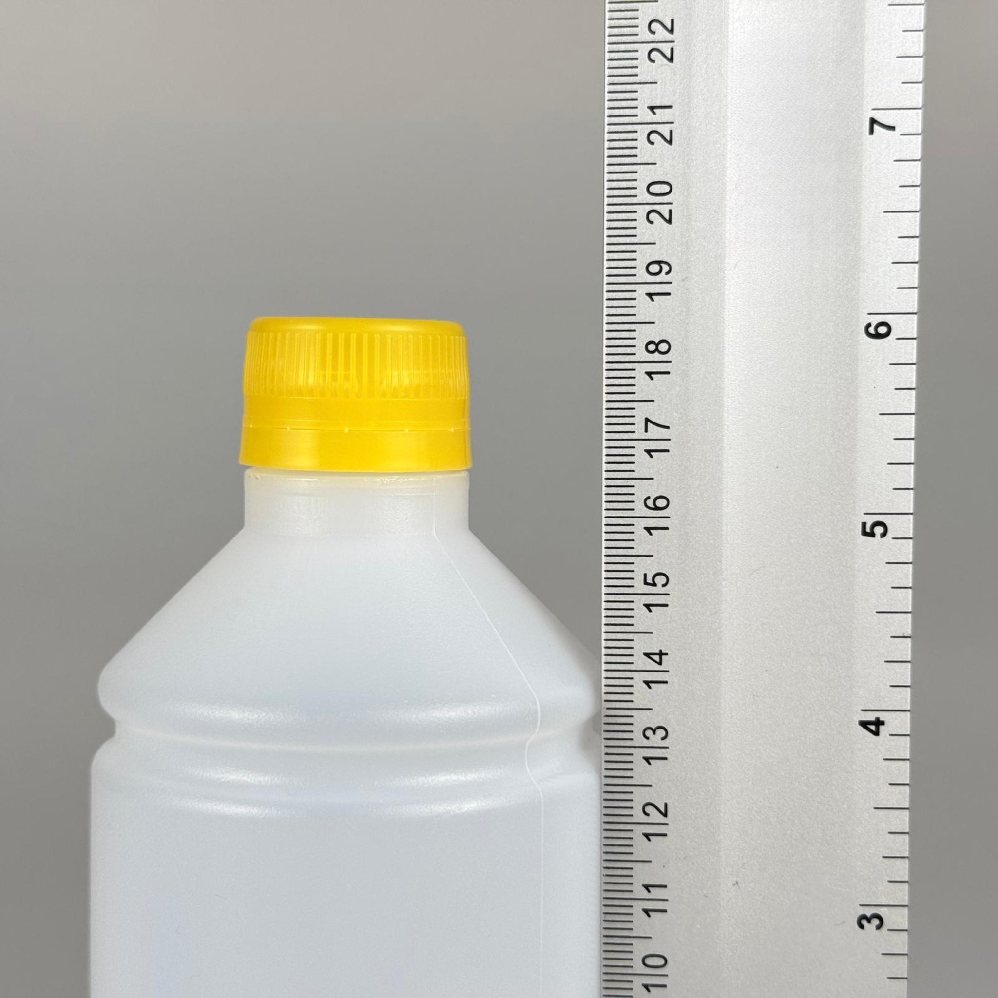 500 CC TİNER ŞİŞESİ - SARI KİLİTLİ KAPAKLI - 500 ML KİMYASALA DAYANIKLI PLASTİK ŞİŞE - 0,5 LT POLİETİLEN ŞİŞE