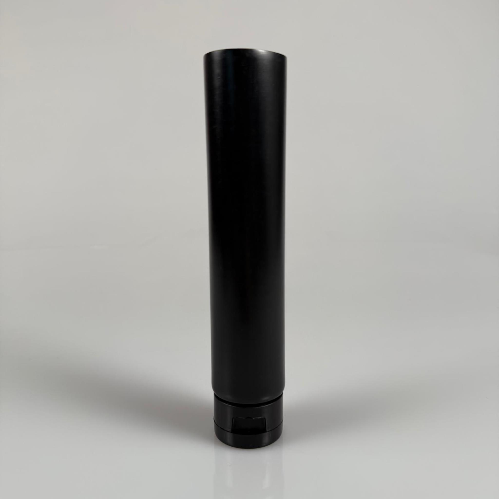 KOZMETİK İÇİN SİYAH BOŞ KREM TÜPÜ KAPAKLI - 100 ML - MERHEM TÜPÜ - LİPGLOSS TÜP - DUDAK PARLATICISI TÜPÜ - BAL DOLUMU İÇİN PLASTİK TÜP  - AÇILIR KAPANIR FLİPTOP KAPAKLI - ALTI AÇIK ELLE KAPANMAZ ISITICI GEREKİR