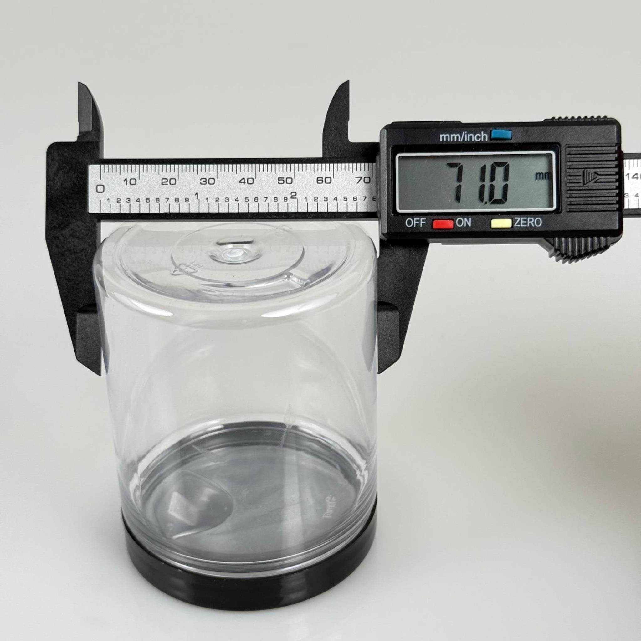 300 ML SERT PET KAVANOZ + SİYAH PLASTİK KAPAK + İÇ TIPA - 300 CC KALIN ŞEFFAF PLASTİK KAVANOZ SİYAH PLASTİK KAPAKLI İÇ TIPALI TAKIM - KREM KAVANOZLARI