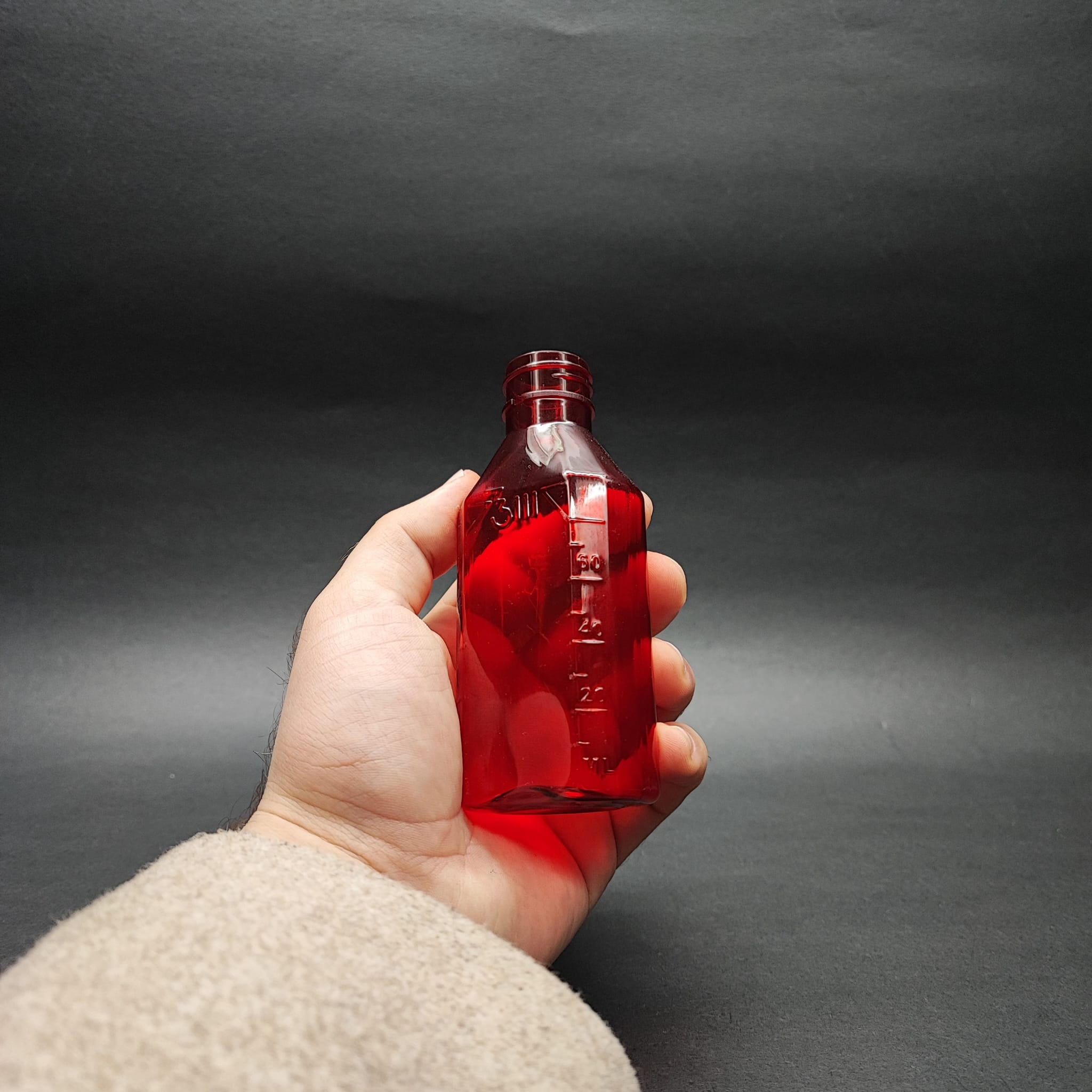 80 CC ÖLÇEKLİ PET ŞİŞE - 24 AĞIZ - 80 ML VE OZ ÖLÇÜLÜ KIRMIZI PET ŞİŞE