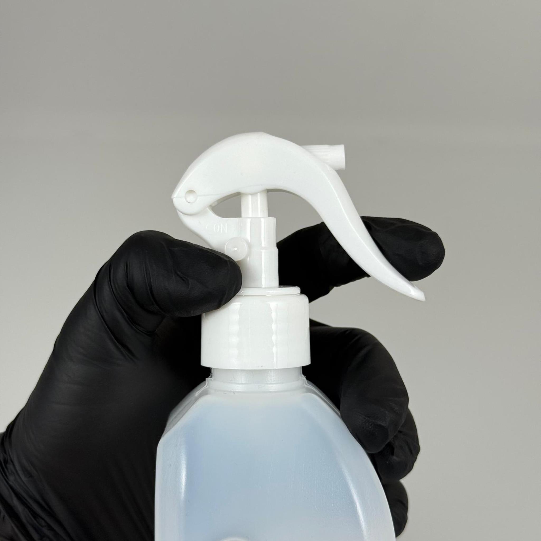 500 CC BEYAZ POLİETİLEN KALIN ŞİŞE - 500 ML BEYAZ PLASTİK ŞİŞE BEYAZ TRİGER SPREYLİ