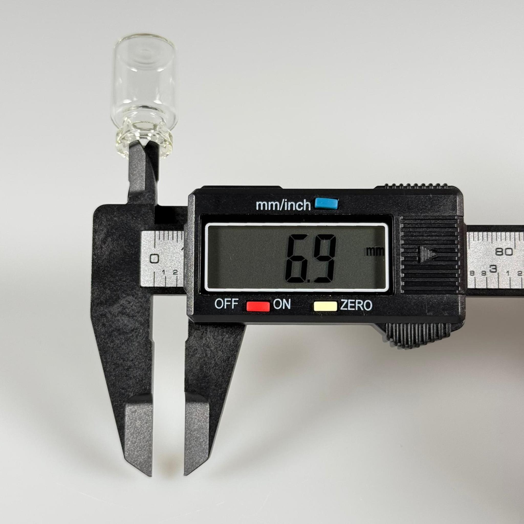 MİNİ CAM ŞİŞE MANTAR TIPALI 2 CC - anahtarlık, aksesuar. kolye, minyatür, mektup, tılsım vb için 2 ml şeffaf küçük cam şişeler