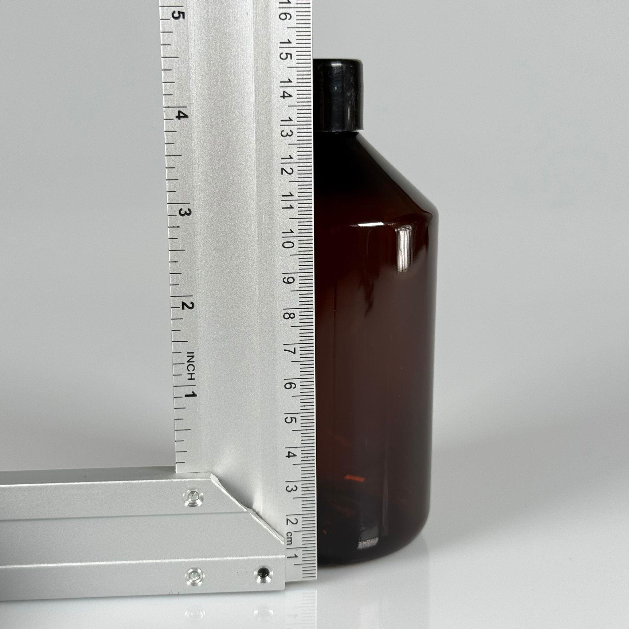 FLAKON ENJEKTÖR SERUM ŞİŞESİ - 500 ML ECZA PLASTİK PET ŞİŞE + VİDALI DELİKLİ KAPAK (ELLE ÇEVİREREK KAPANIR) + KAUÇUK BUTİL TIPA TAKIM