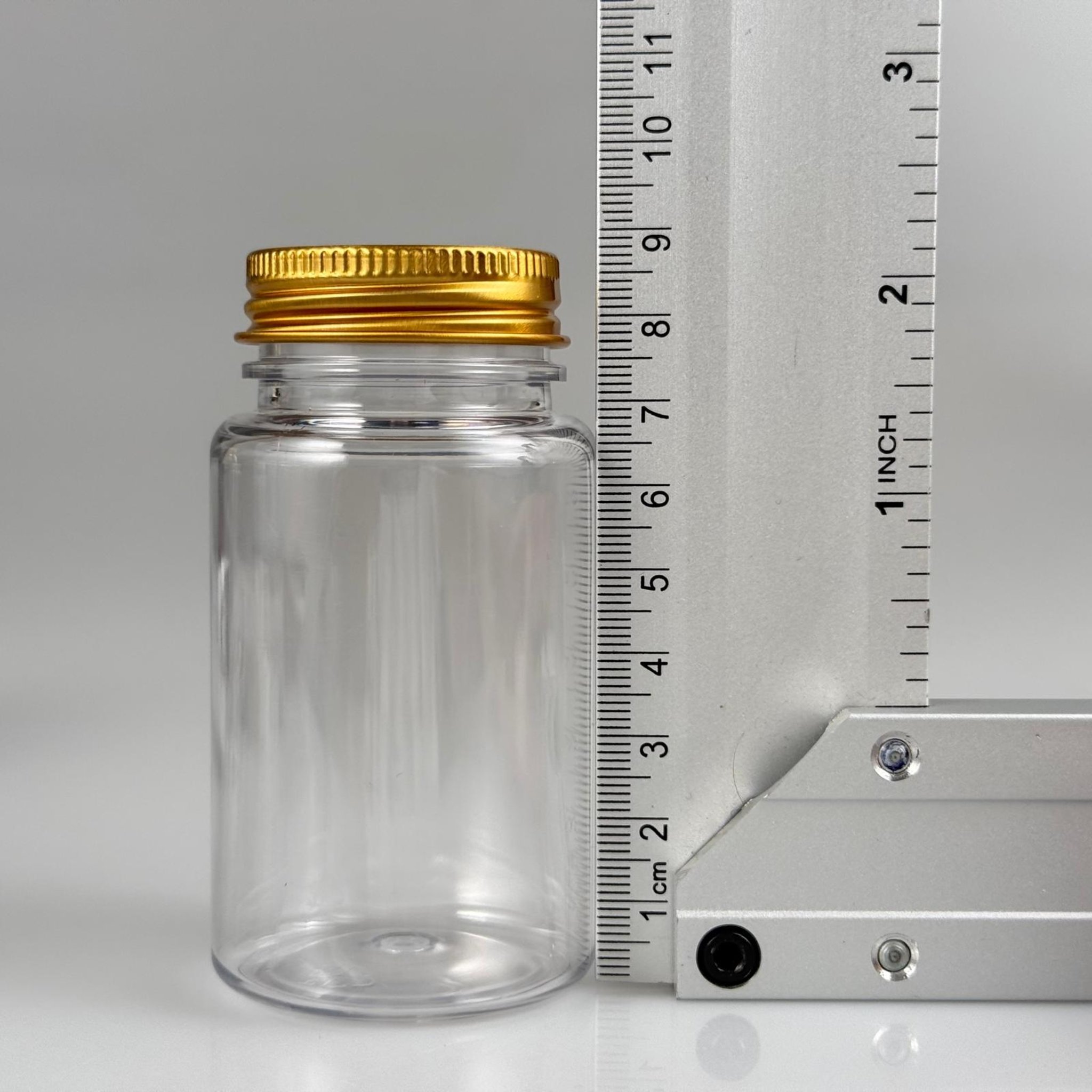 100 CC ŞEFFAF PET PUDRA ŞİŞESİ + KÖPÜK CONTALI GOLD METAL KAPKLI + PUDRA TIPALI TAKIM - 100 ML PUDRA KUTUSU, EKO TUZLUK