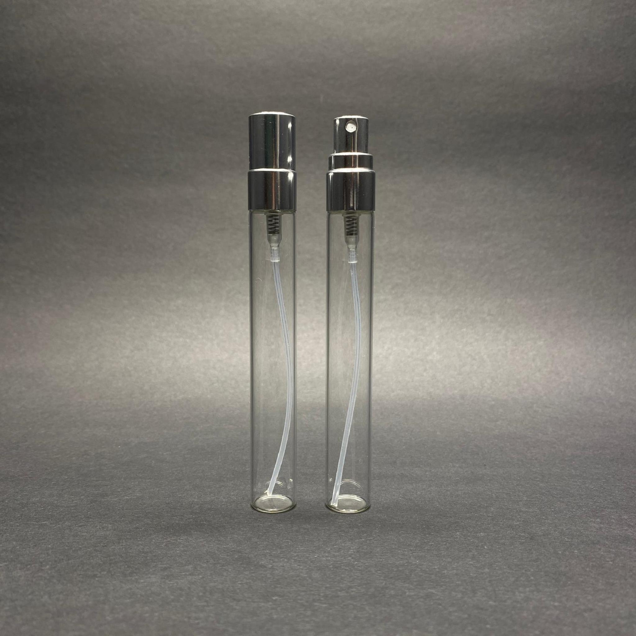 10 CC TESTER PARFÜM ŞİŞESİ - CAM KALEM PARFÜM ŞİŞESİ GÜMÜŞ METAL SPREYLİ KAPAKLI TAKIM - 10 ML CAM TÜP PARFÜM ŞİŞESİ - VİDALI SPREY VALF TEKRAR DOLDURULABİLİR - HEDİYELİK CAM KOLONYA ŞİŞESİ - DÜĞÜN, NİŞAN, SÖZ, KINA, CENAZE, PROMOSYON İÇİN HEDİYELİK KOLONYA ŞİŞELERİ