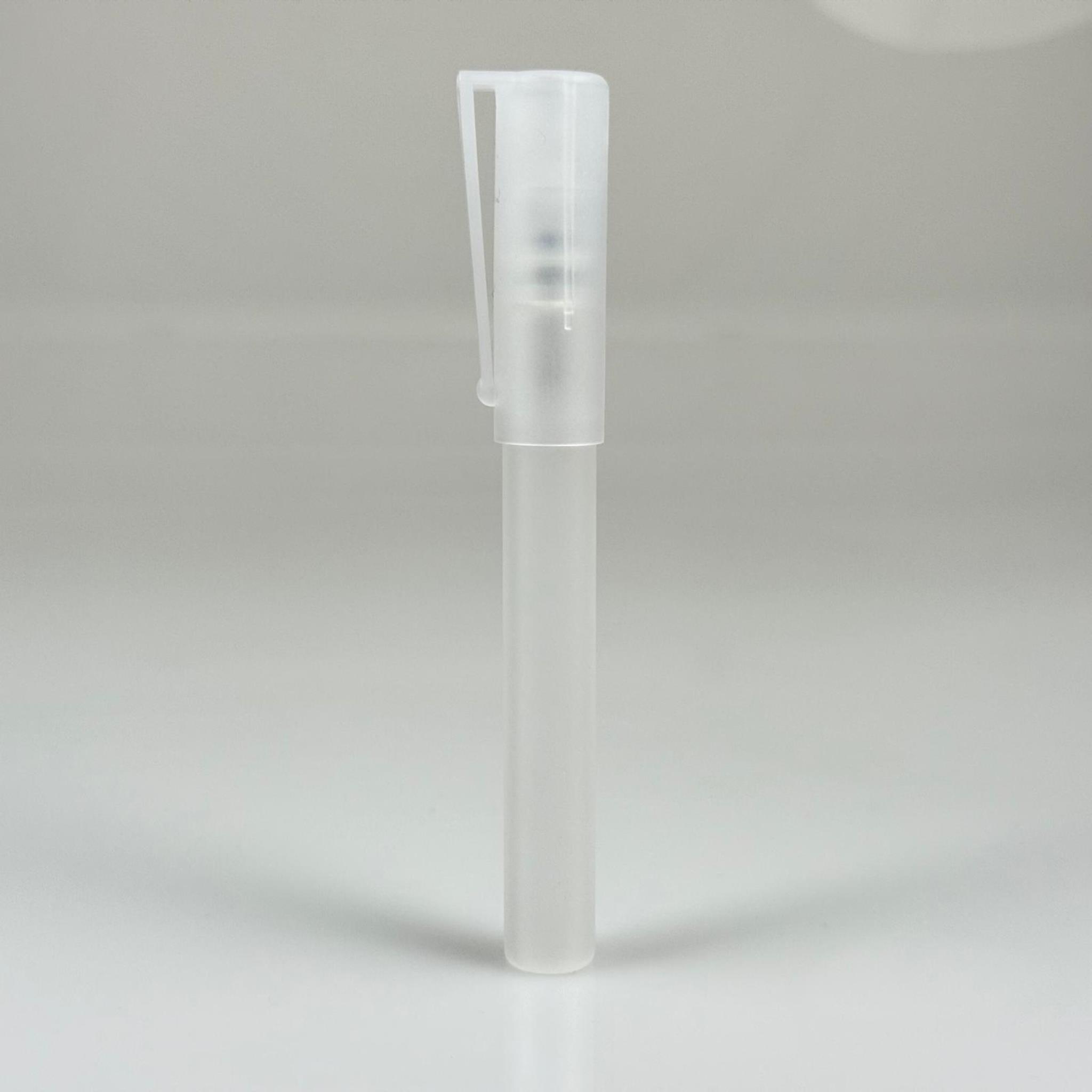 8 CC BUZLU CAM KALEM PARFÜM ŞİŞESİ - SPREYLİ - KAPAKLI - BOŞ PARFÜM ŞİŞESİ (GEÇME AĞIZ)