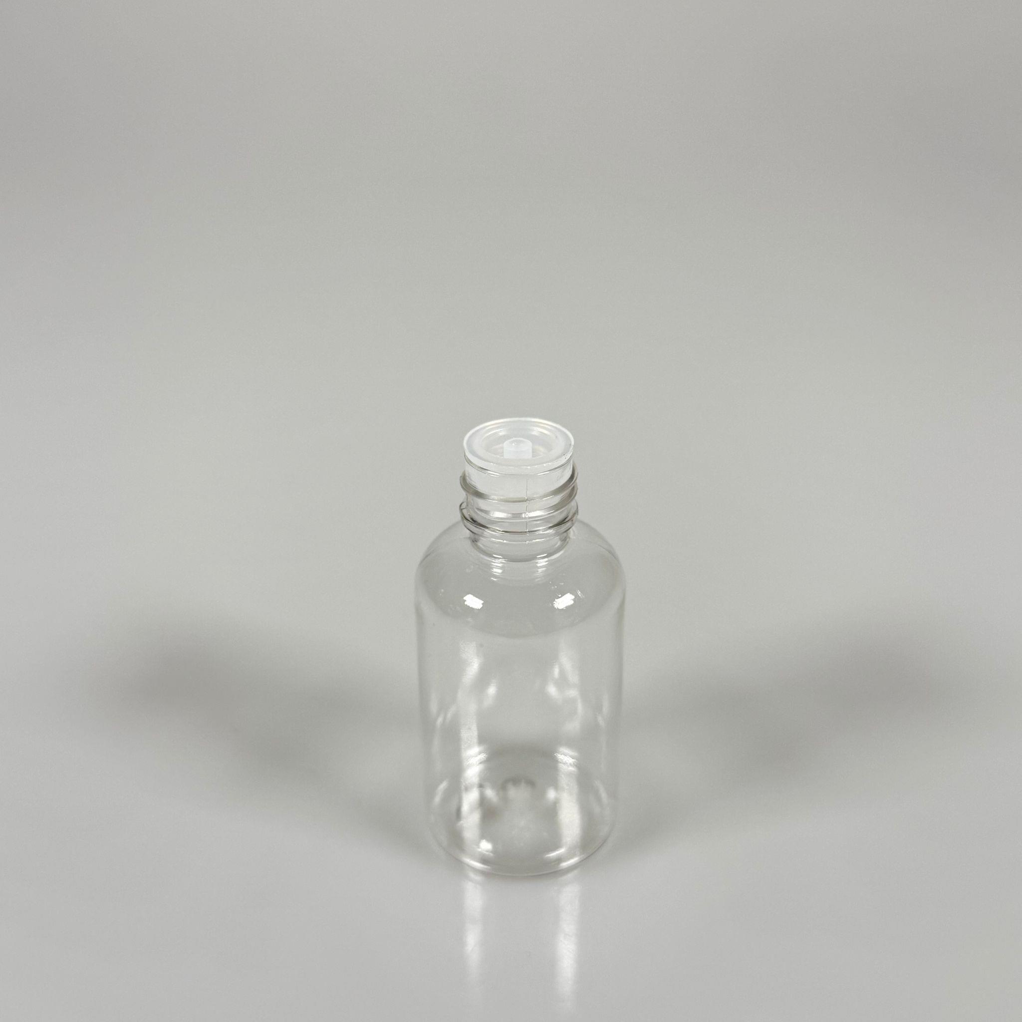 40 CC PET KOLONYA ŞİŞE - KRİSTAL KAPAKLI + KOLONYA TIPALI - 40 ML PLASTİK KOLONYA ŞİŞESİ TOMBUL
