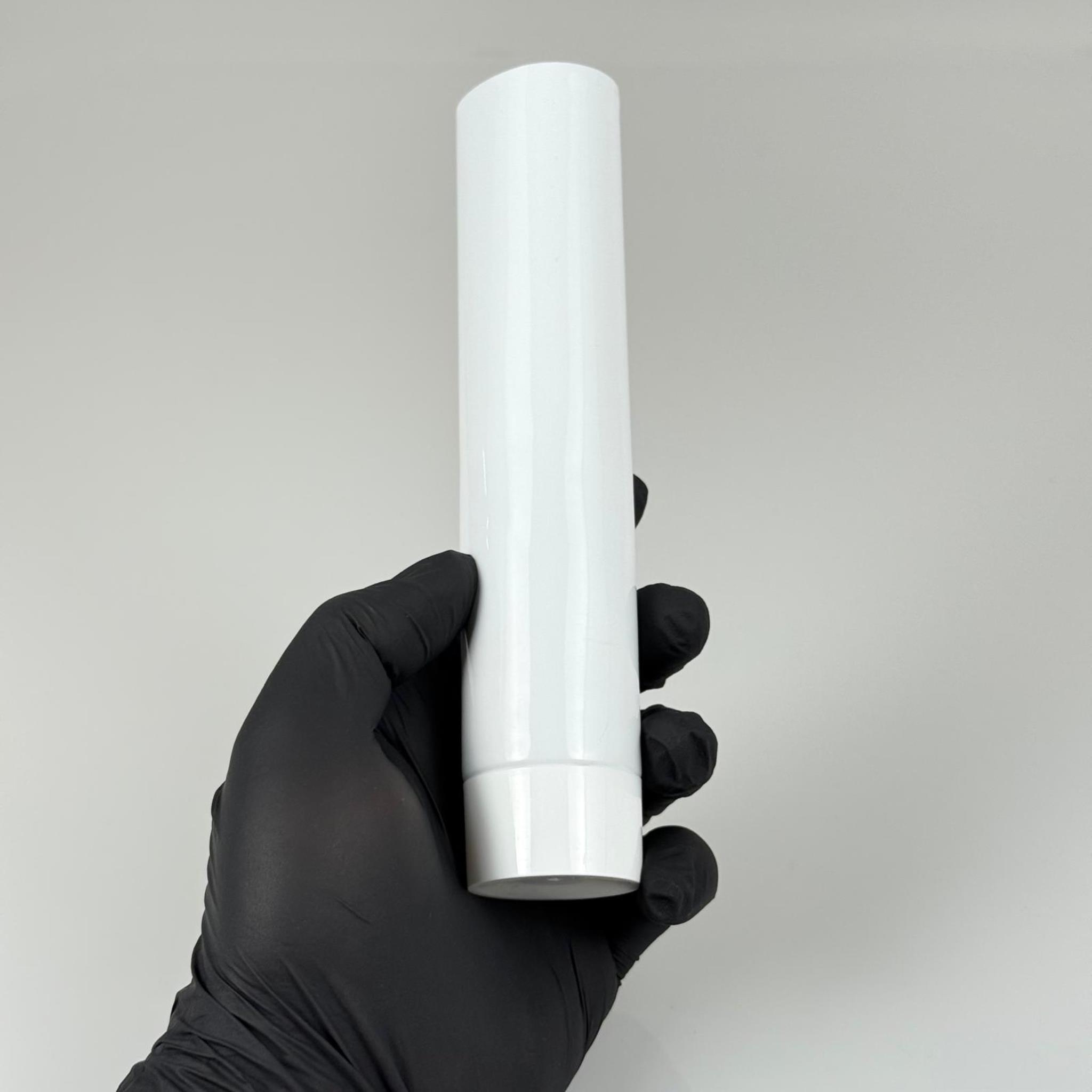 LAMİNE TÜP (İÇİ ALÜMİNYUM) KOZMETİK İÇİN BEYAZ BOŞ KREM (AĞZI FOLYOLU) TÜPÜ KAPAKLI - 100 ML - MERHEM TÜPÜ - LİPGLOSS TÜP - DUDAK PARLATICISI TÜPÜ - BAL DOLUMU İÇİN TÜP - DÜZ - ALTI AÇIK ELLE KAPANMAZ ISITICI GEREKİR