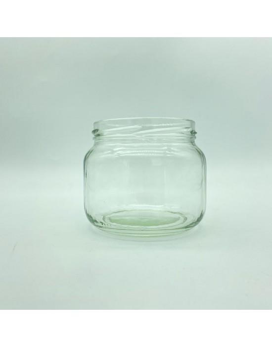 400 CC BASIK CAM KAVANOZ KAPAKSIZ (82 AĞIZ) - 400 ML CAM KESTANE ŞEKERİ KAVANOZU - ŞİŞECAM ÜRÜN KODU: 103340