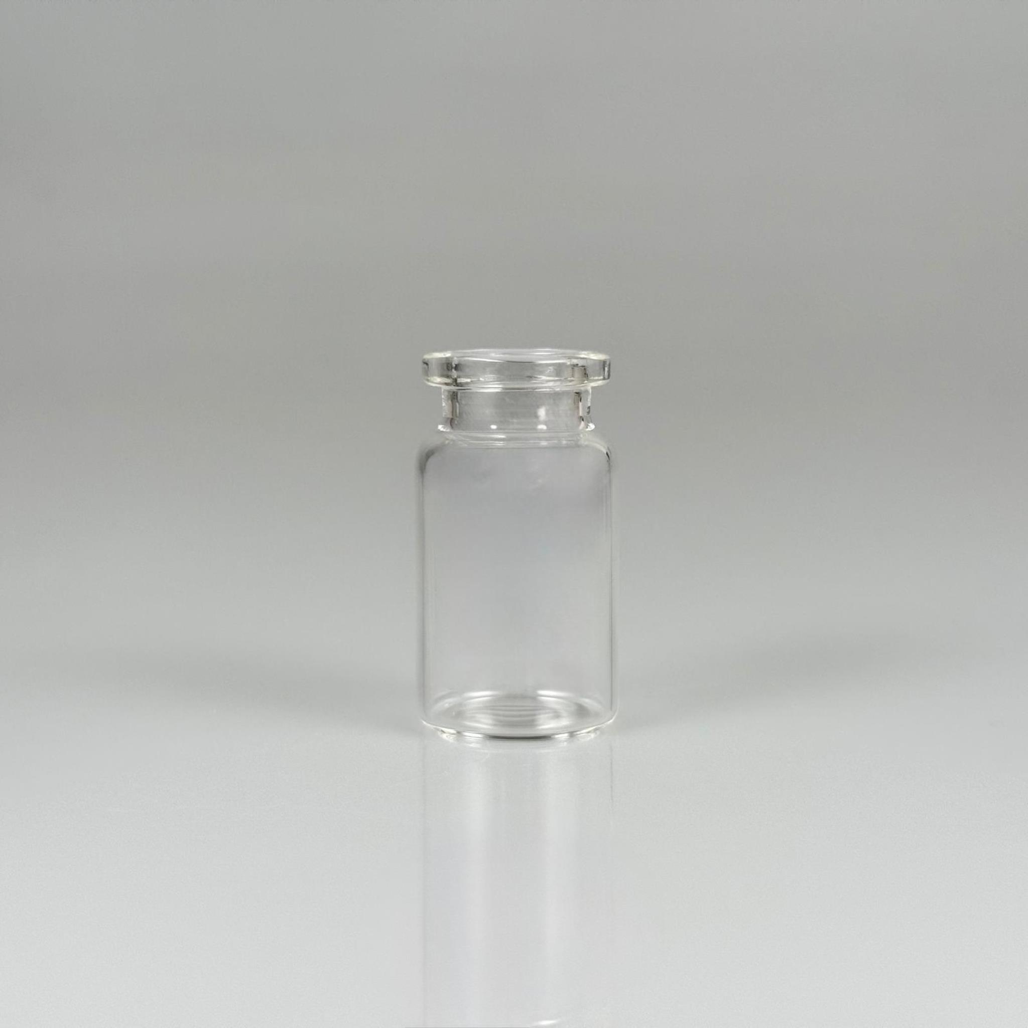 BOROSİLİKAT CAM ŞİŞE - 8 CC - 22x40 MM - ÇEKME CAM BORU FLAKON İNCE PENİSİLİN ŞİŞESİ  - AĞIZ ÇAPI 20 MM