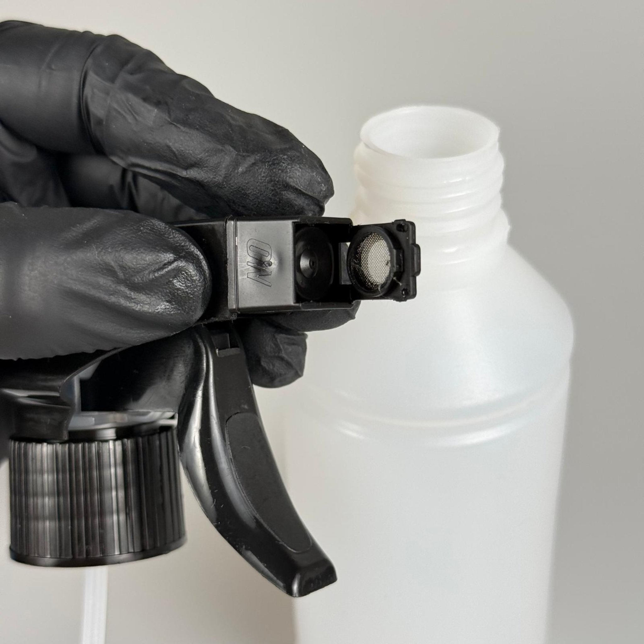 0,25 LT KÖPÜK YAPICI TRİGER SPREYLİ POLİETİLEN ŞİŞE KISA - 250 ML KÖPÜK YAPICI TRİGER TETİK SPREYLİ PLASTİK ŞİŞE