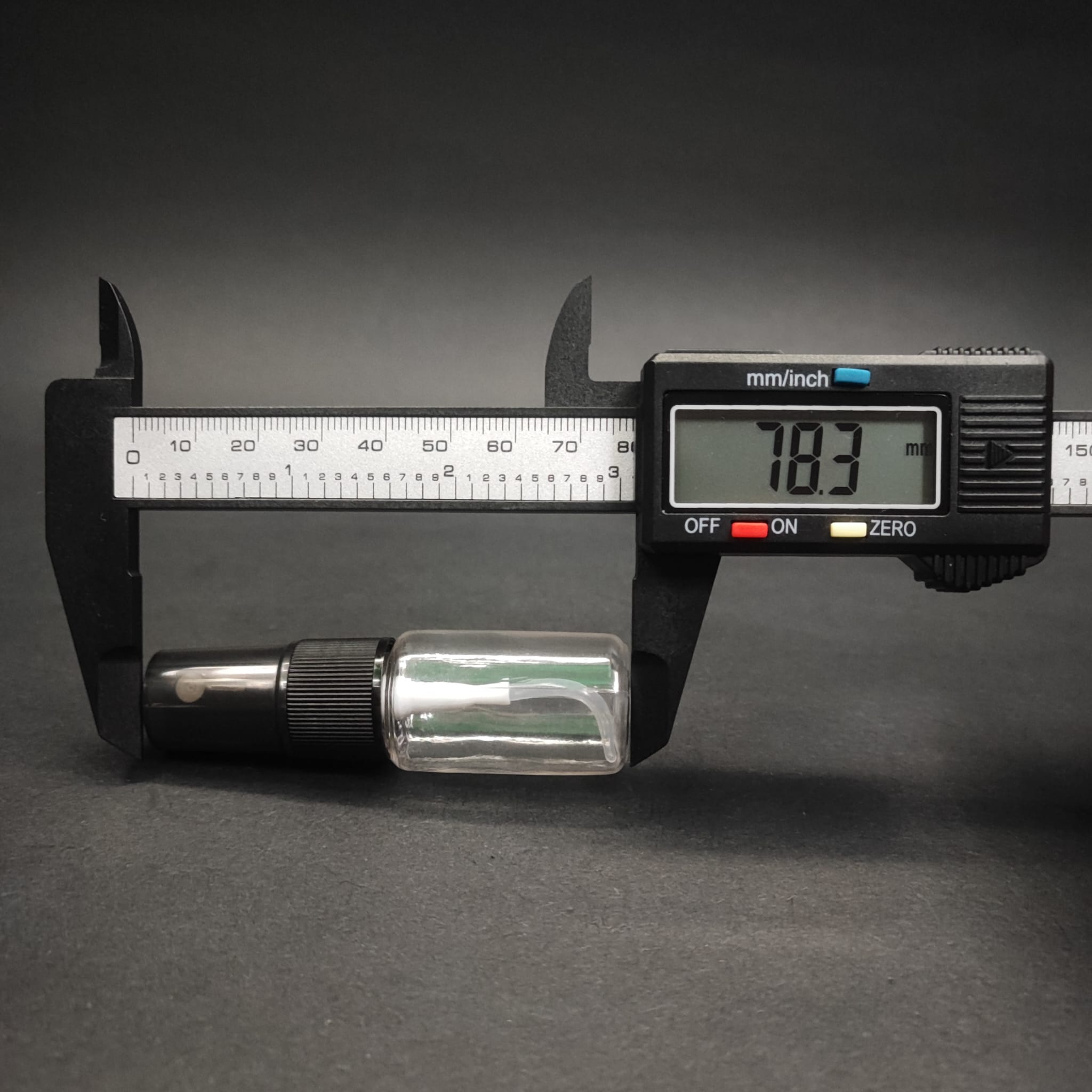10 CC ŞEFFAF PET ŞİŞE - SİYAH SPREYLİ TESTER 10 ML PLASTİK ŞİŞE