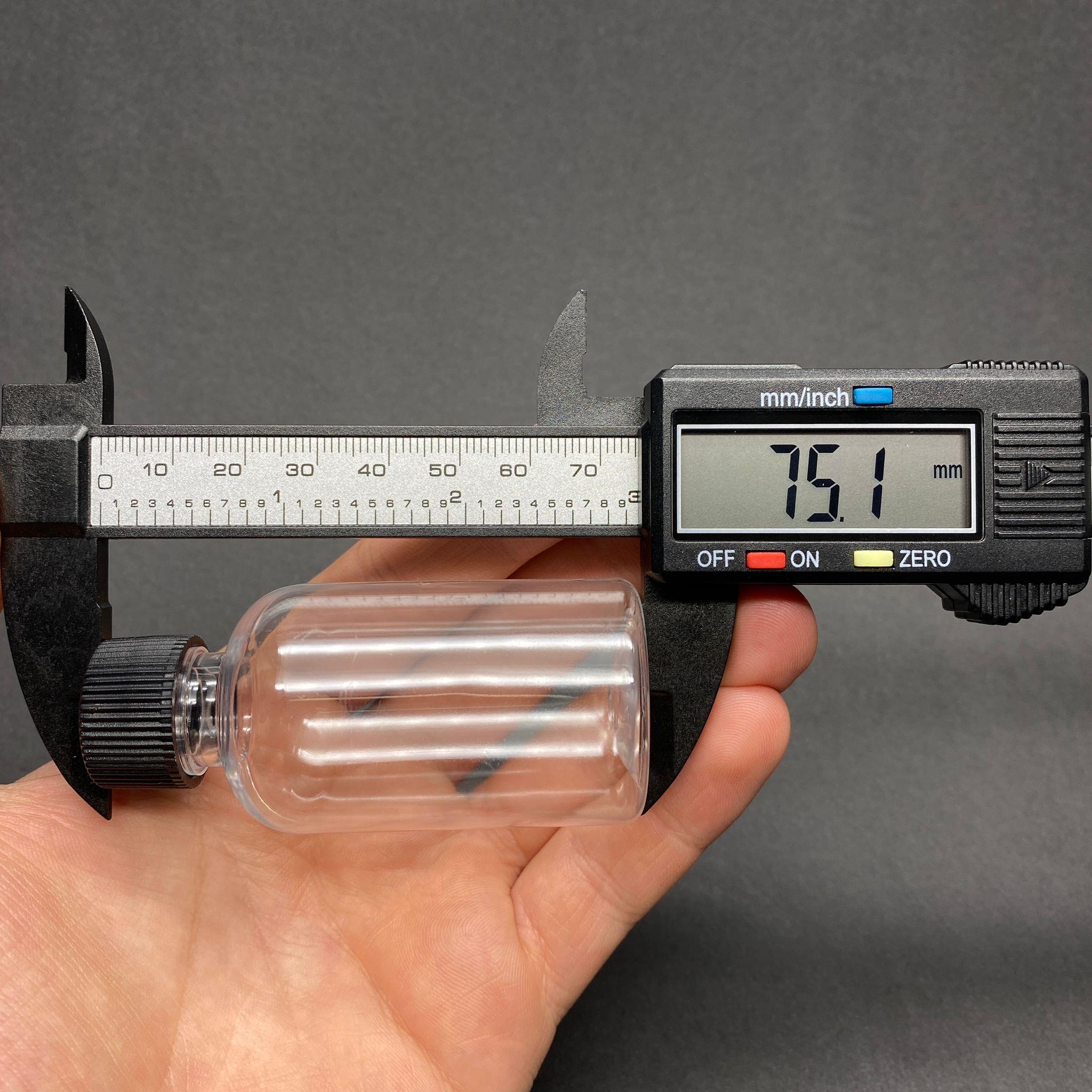 40 CC TOMBUL MODEL PLASTİK ŞİŞE - SİYAH KAPAKLI - 40 ML KAPAKLI PET ŞİŞE