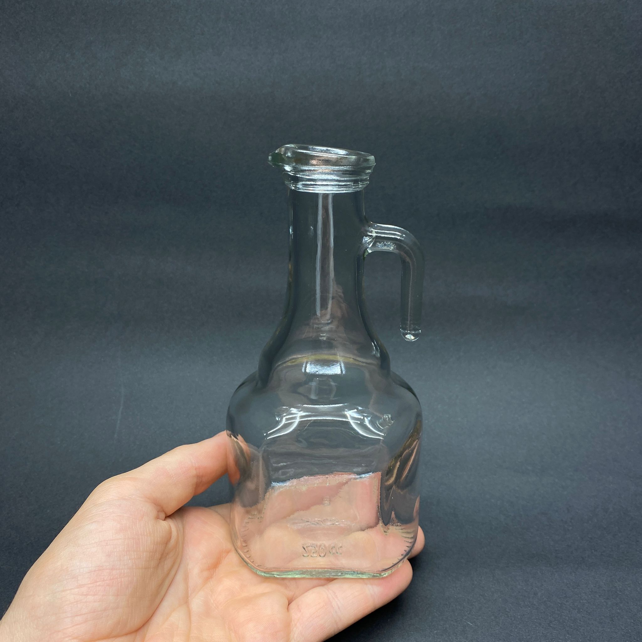 250 CC GAGALI KULPLU YAĞLIK CAM ŞİŞE - 250 ML GALON YAĞDANLIK ŞİŞE - YAĞ ŞİŞESİ - KAPAKSIZ