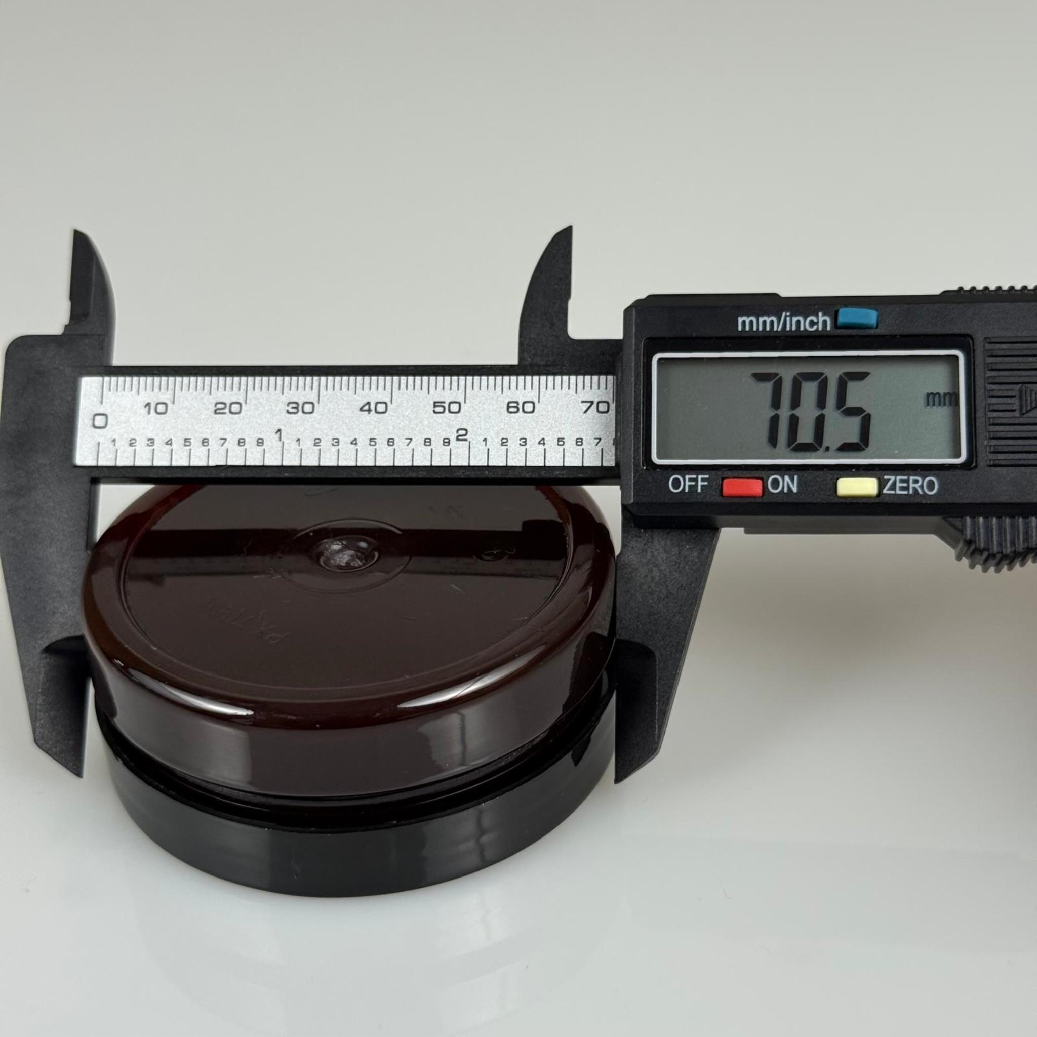 50 ML SERT PET KAVANOZ + SİYAH PLASTİK KAPAK + İÇ TIPA - 50 CC KALIN AMBER PLASTİK KAVANOZ SİYAH PLASTİK KAPAKLI İÇ TIPALI TAKIM - KREM KAVANOZLARI