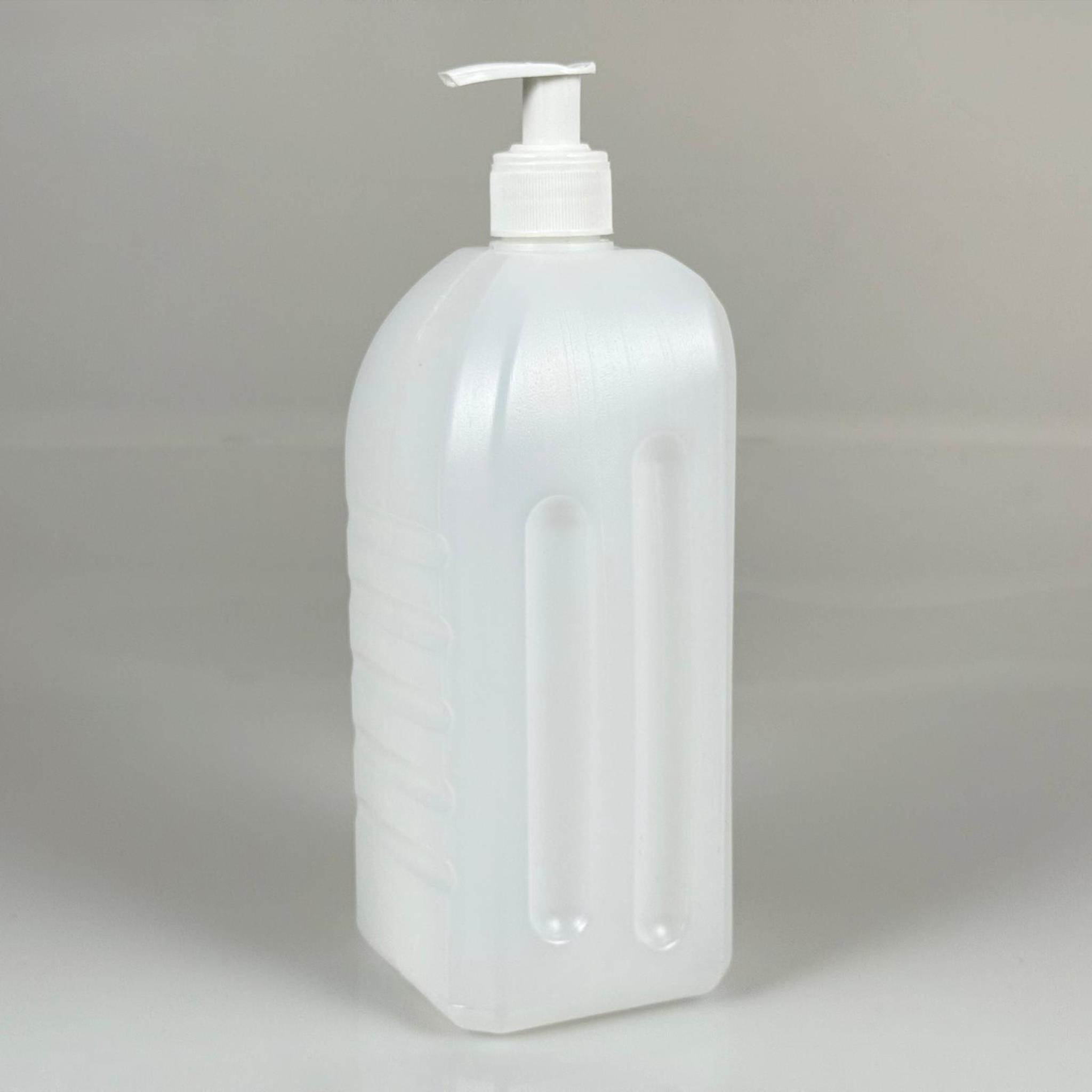 1000 CC DEZENFEKTAN BİDONU - BEYAZ POMPALI - 1 LİTRE BEYAZ BOŞ DEZENFEKTAN BİDONU