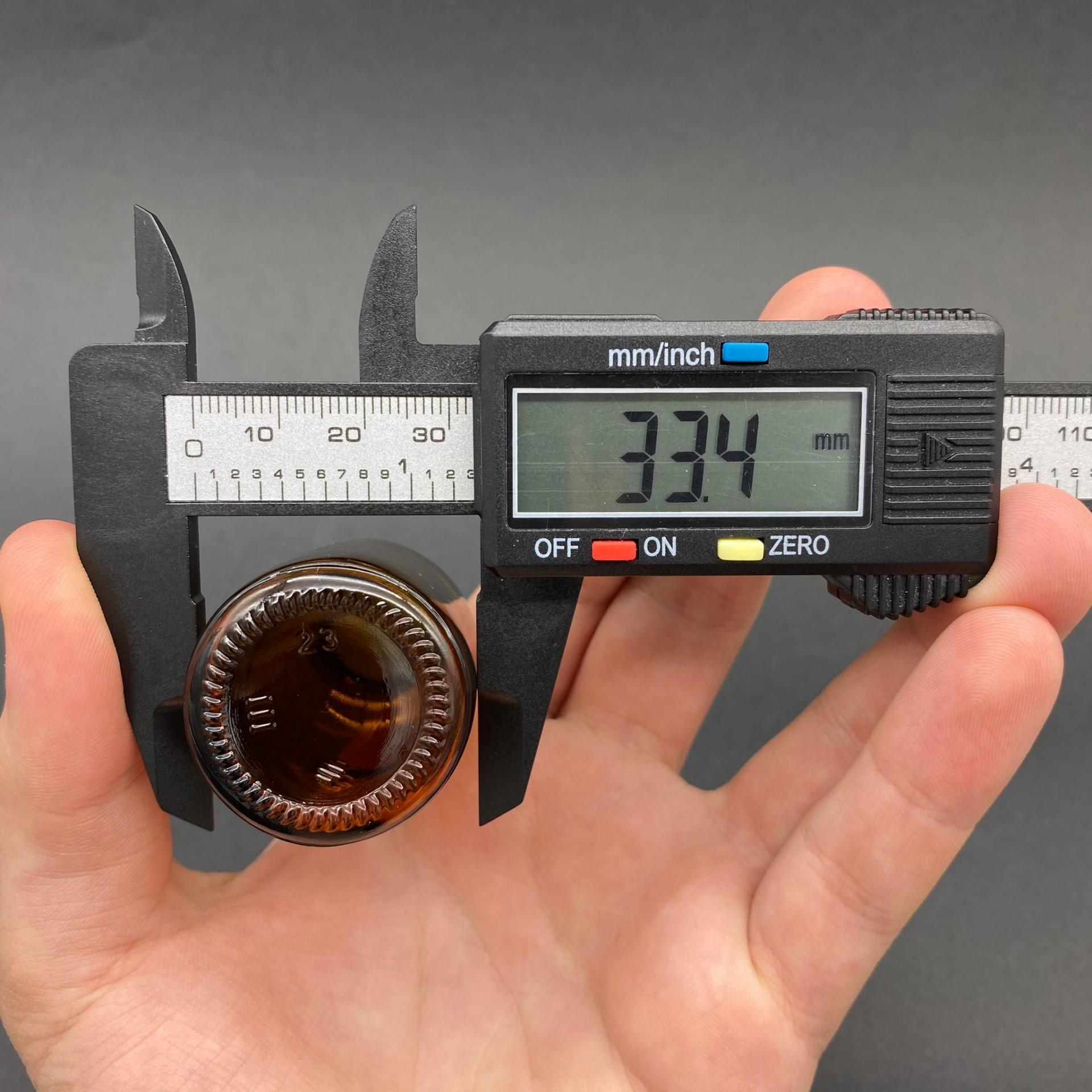 25 CC AMBER CAM ŞİŞE KAPAKSIZ (18 AĞIZ)