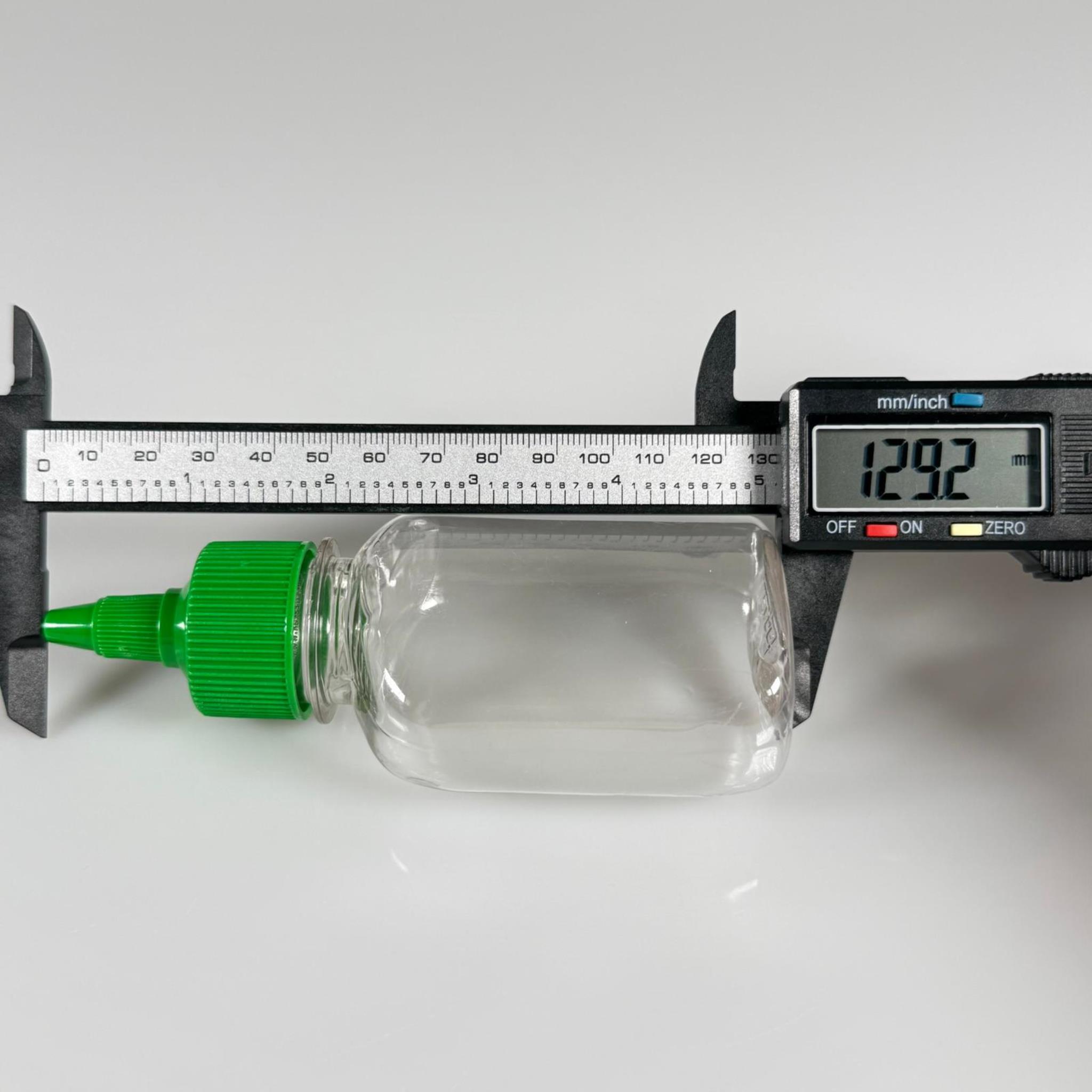 mini yağlık, sosluk - kolayca sıkılabilir 100 ml plastik pet şişe + yeşil asansör twist sivri kapak