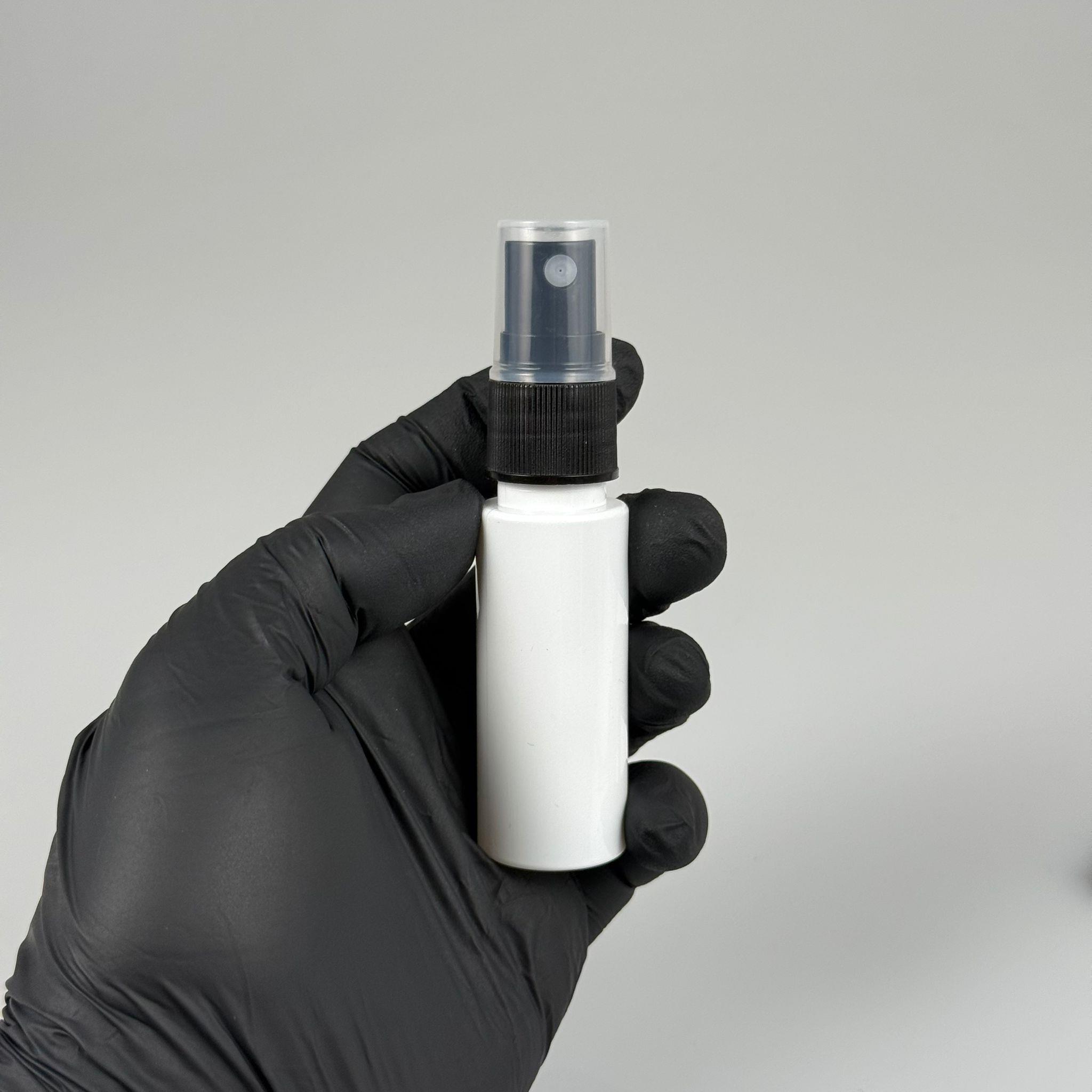 20 CC BEYAZ PET ŞİŞE - SİYAH SPREYLİ - 20 ML PET ŞİŞE