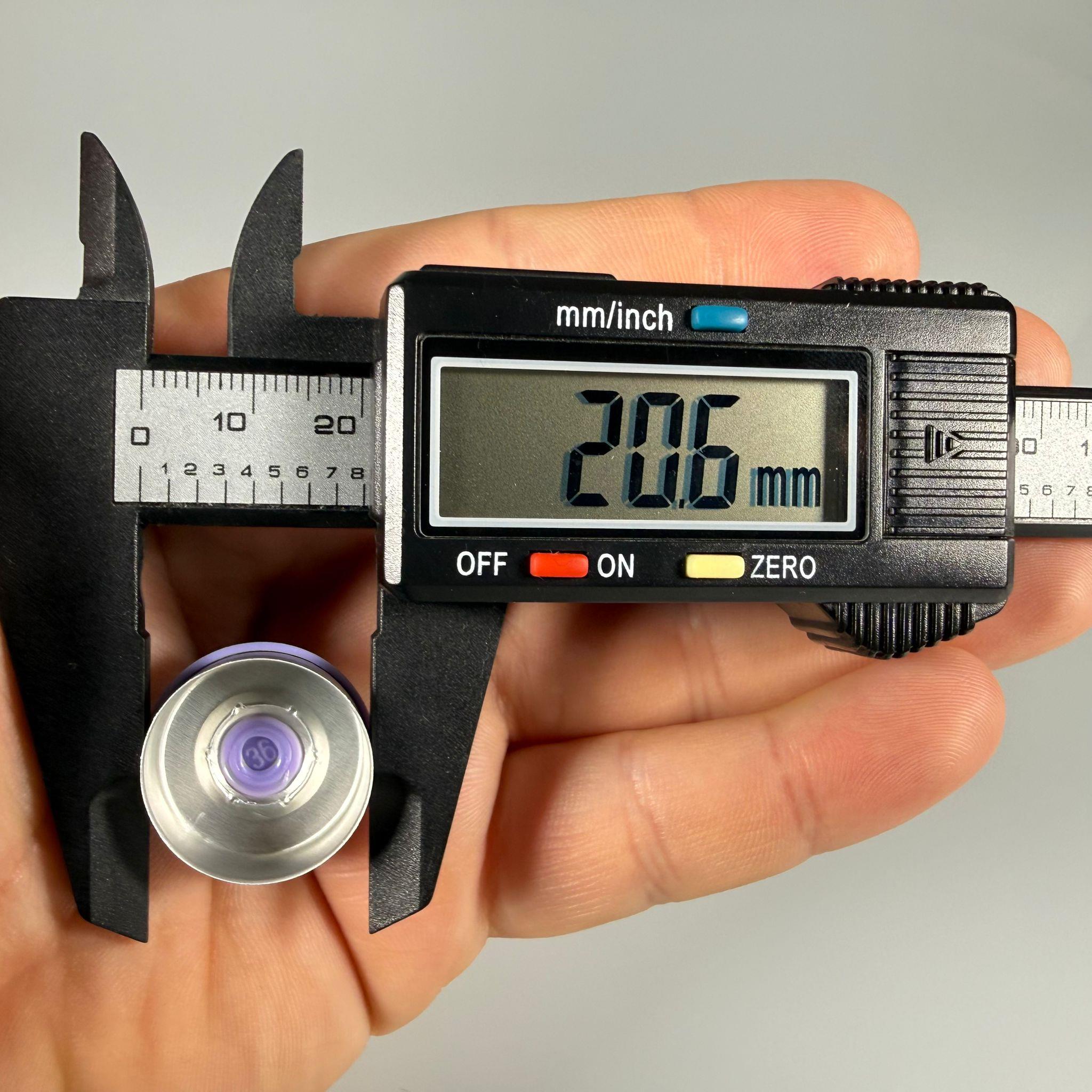 PENİSİLİN ALÜMİNYUM FLAKON KAPAK MOR -  20 MM DÜZ RENKLİ FLİP-OFF KAPAK