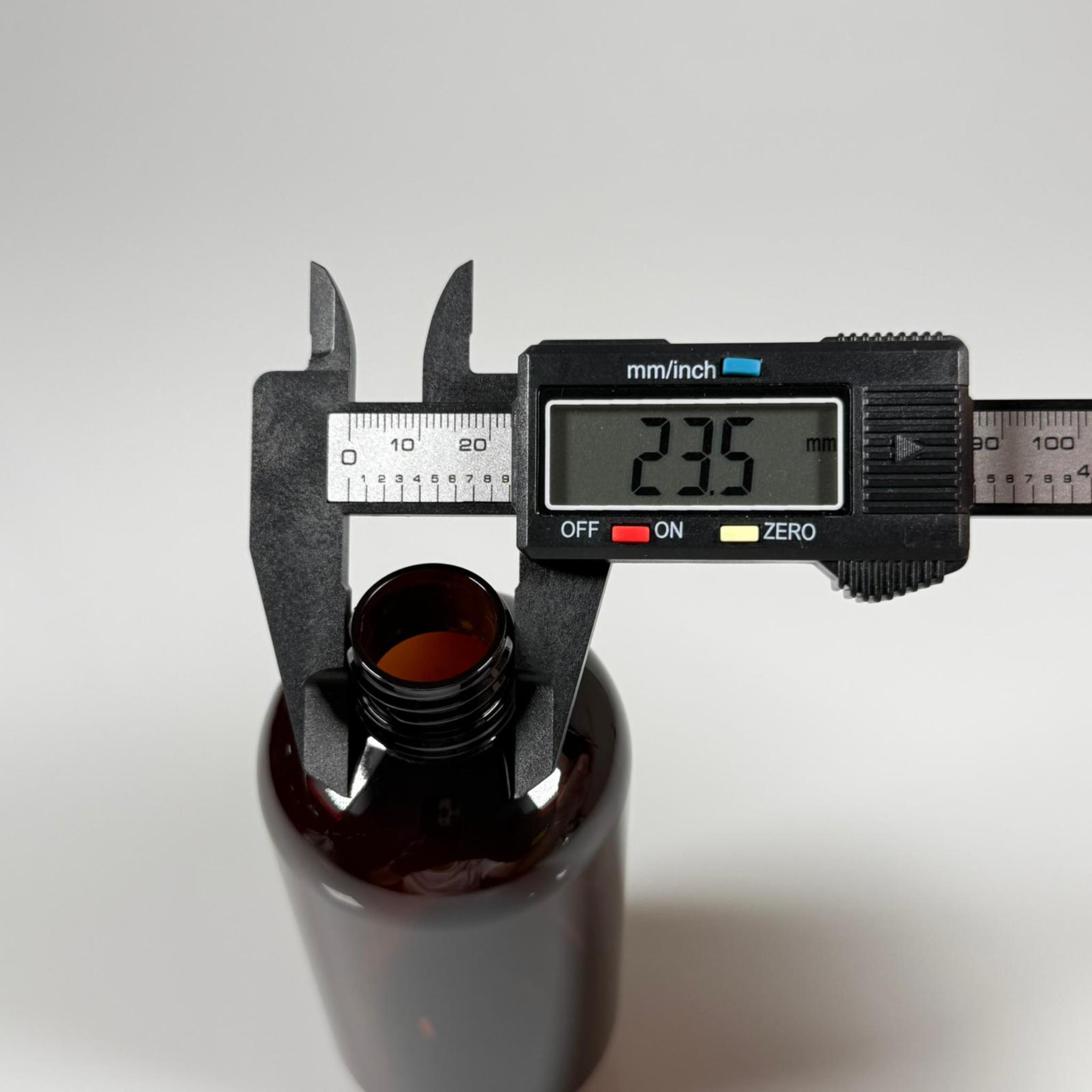 250 CC AMBER PLASTİK ŞİŞE ZEYNEP MODEL KAPAKSIZ (24 AĞIZ) - 250 ML TOMBUL PET ŞİŞE