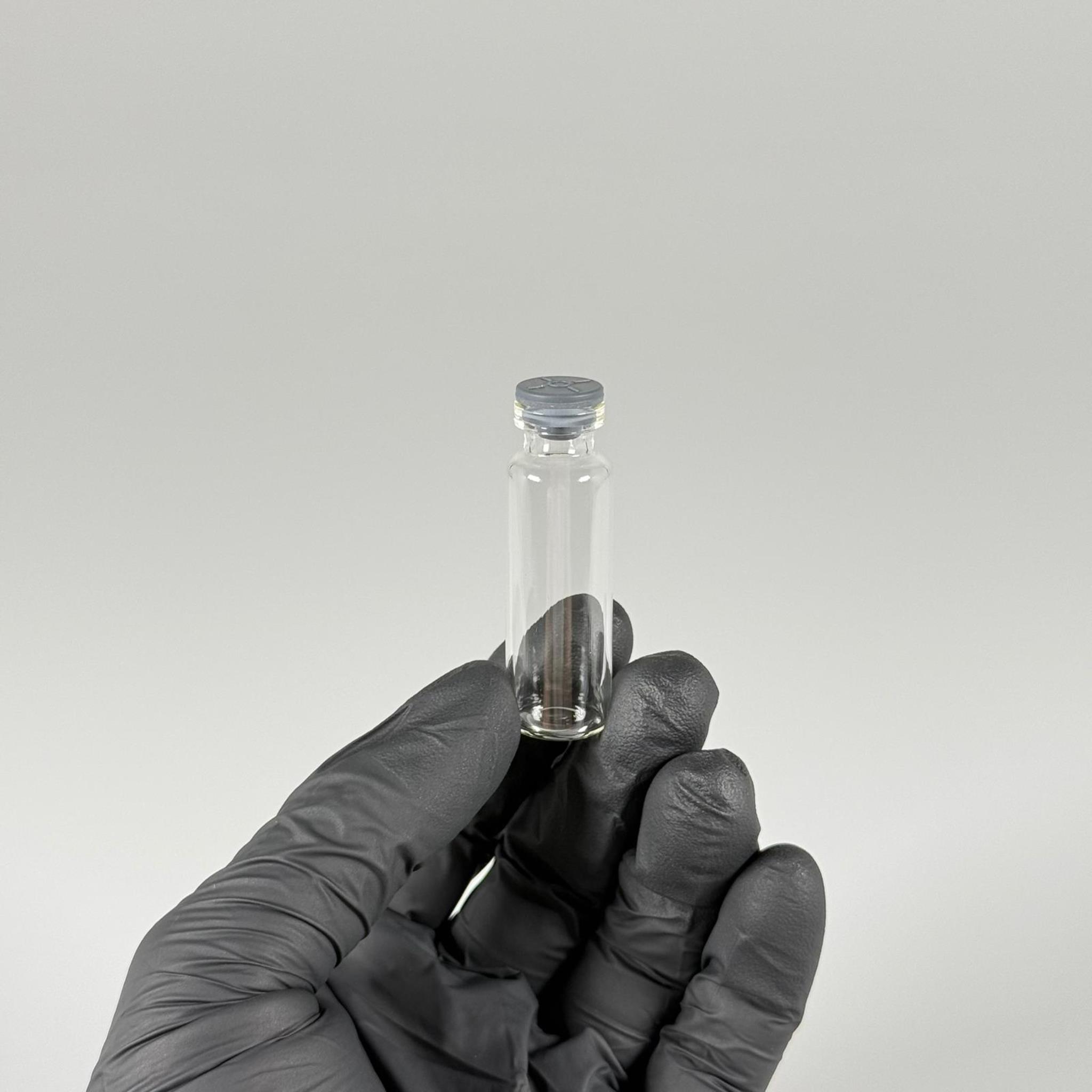 5 ML vial flakon şişe - 13 ağız 5 cc şeffaf cam ilaç şişesi + kauçuk butil enjektör tıpası