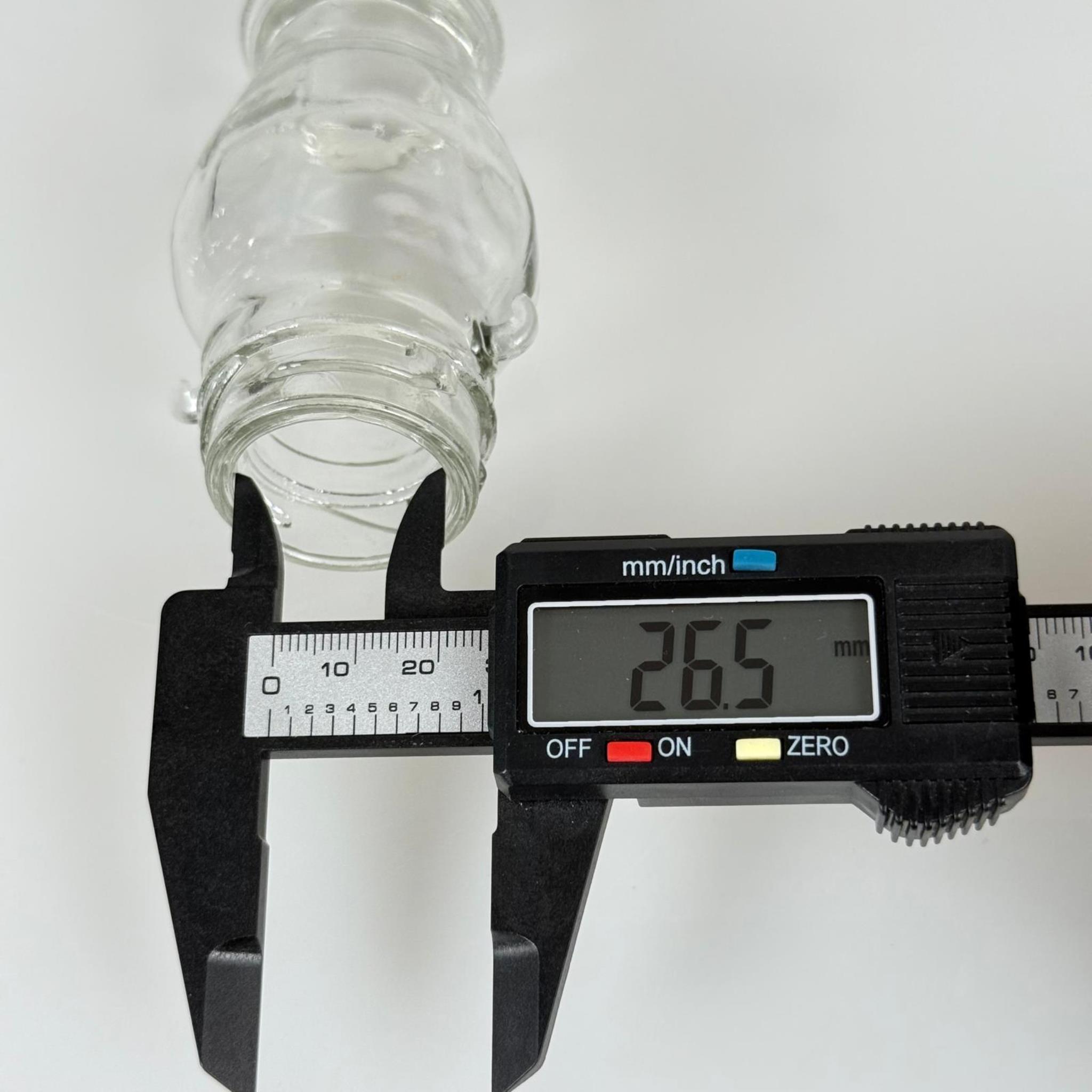 60 CC AMPHORA CAM KAVANOZ KULPLU (38 AĞIZ) KAPAKSIZ