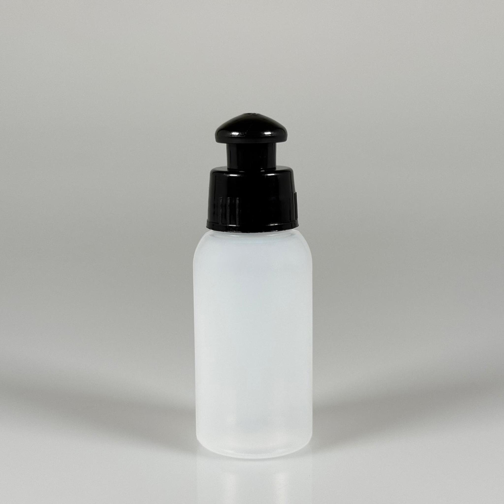 50 ML SIKILABİLİR YUMUŞAK POLİETİLEN PE PLASTİK ŞİŞE - SİYAH PUSH PULL ŞAMPUAN AKITICI - 50 cc sos, yağ, kartuş, mürekkep vb için boş şişeler