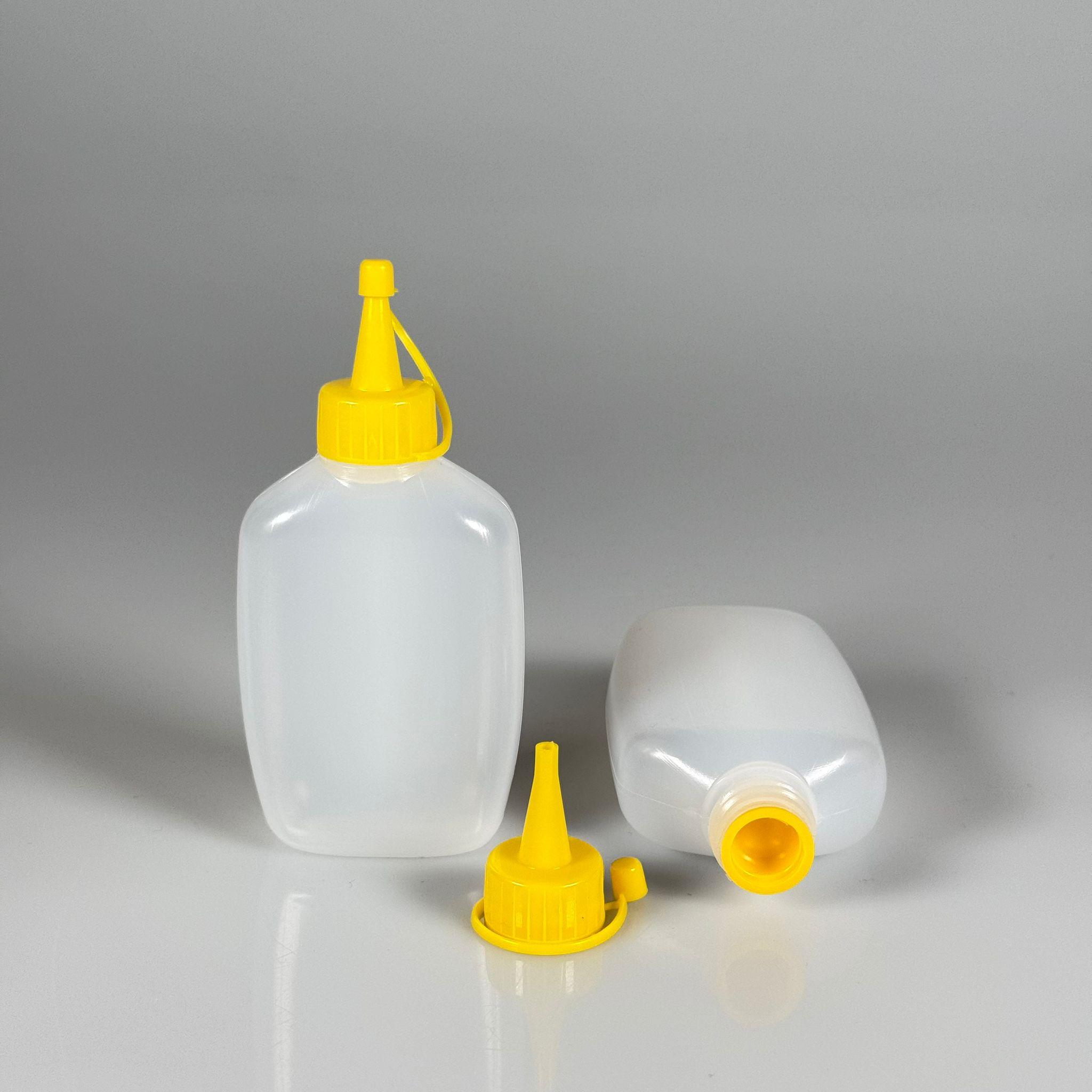 60 CC CEP BOY SIKILABİLİR YAĞDANLIK SARI AKITICI KAPAKLI - SARI KÖR TIPALI - 60 ML PLASTİK BOŞ MAKİNE YAĞI ŞİŞESİ