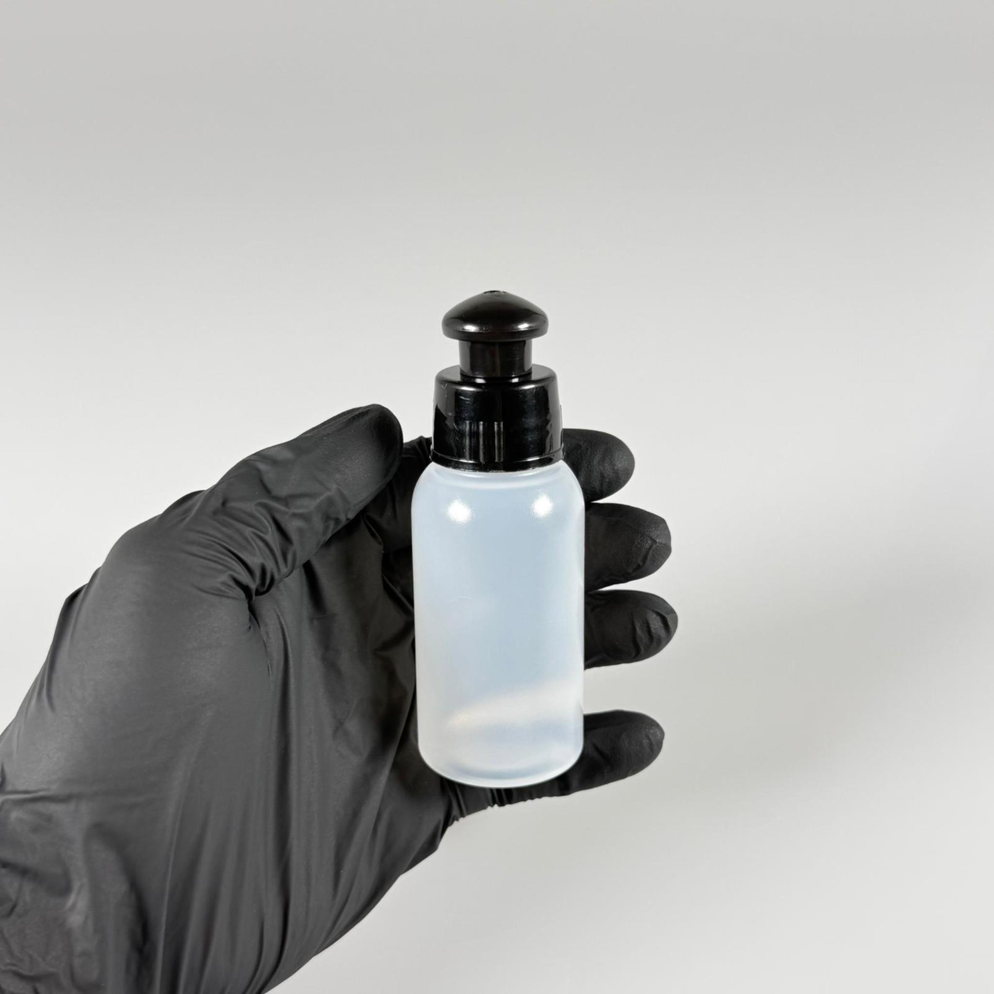 50 ML SIKILABİLİR YUMUŞAK POLİETİLEN PE PLASTİK ŞİŞE - SİYAH PUSH PULL ŞAMPUAN AKITICI - 50 cc sos, yağ, kartuş, mürekkep vb için boş şişeler