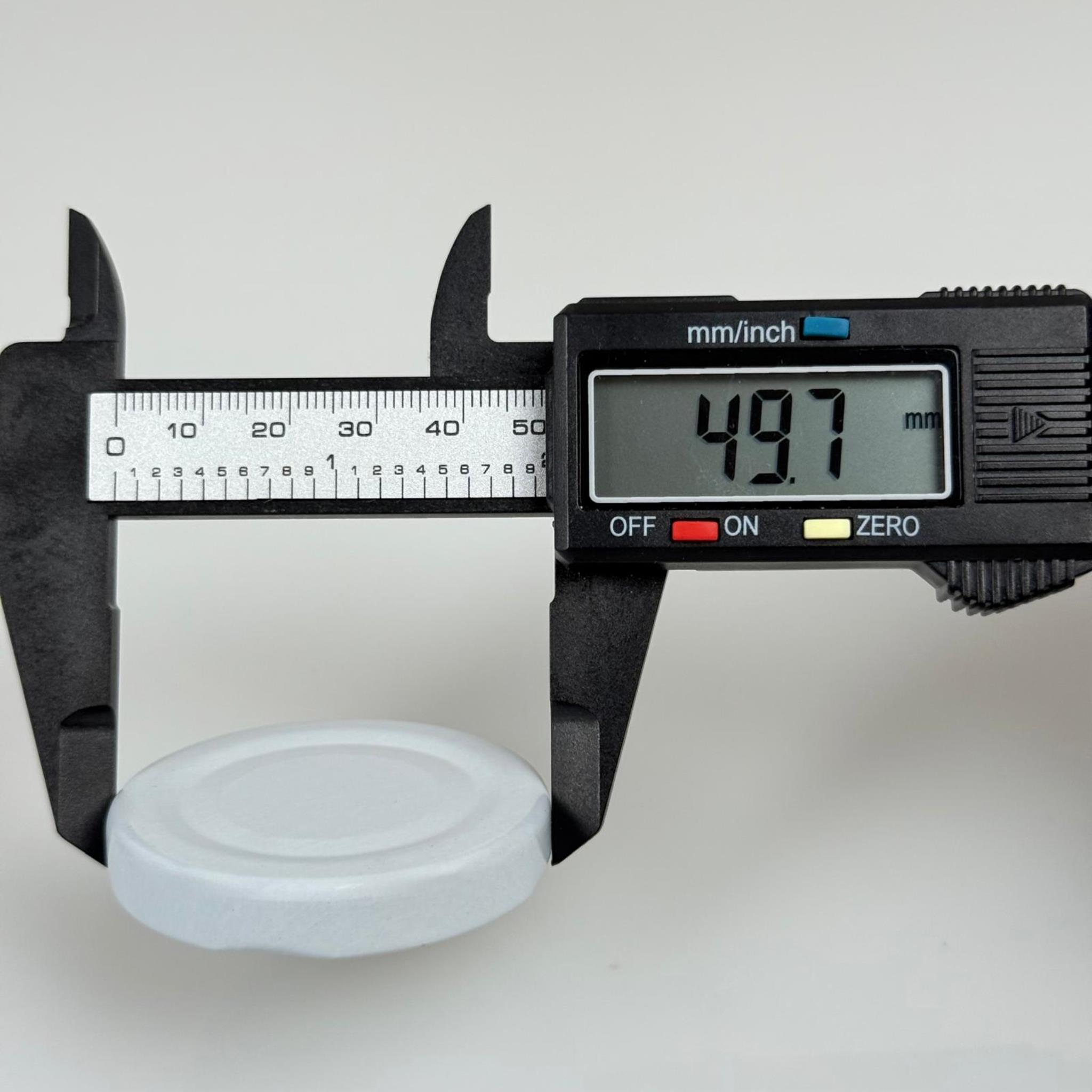 48 MM TWİST-OFF BEYAZ METAL KAPAK