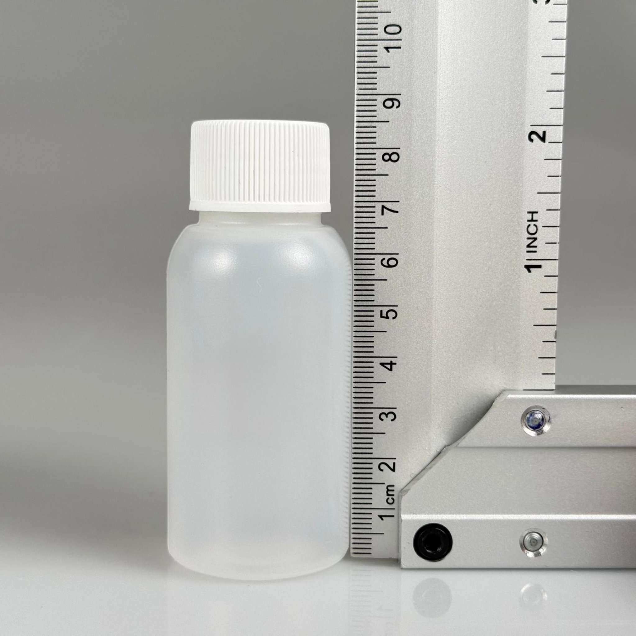 50 ML SIKILABİLİR YUMUŞAK POLİETİLEN PE PLASTİK ŞİŞE - CONTALI BEYAZ KAPAKLI - 50 cc sos, yağ, kartuş, mürekkep vb için boş şişeler