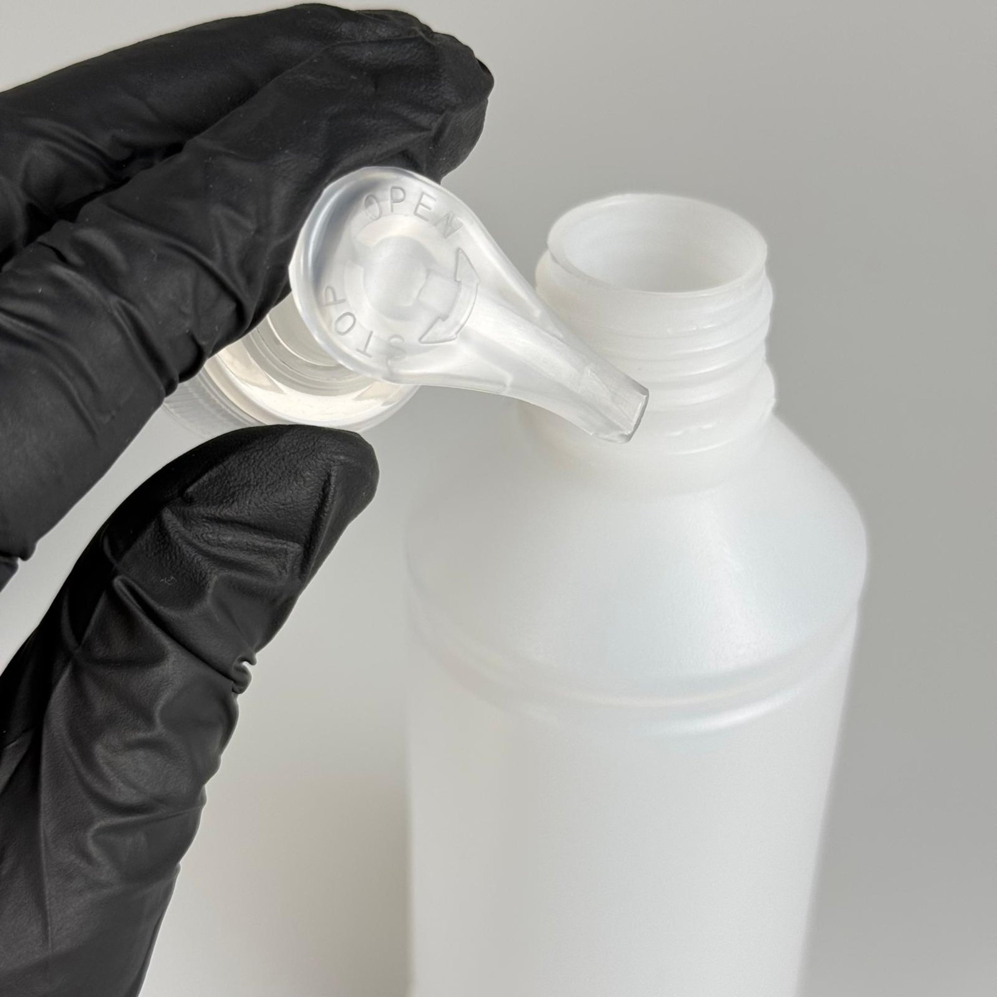 250 CC TİNER ŞİŞESİ - ŞEFFAF SIVI SABUN POMPALI - 250 ML KİMYASALA DAYANIKLI PLASTİK ŞİŞE - 0,25 LT POLİETİLEN ŞİŞE