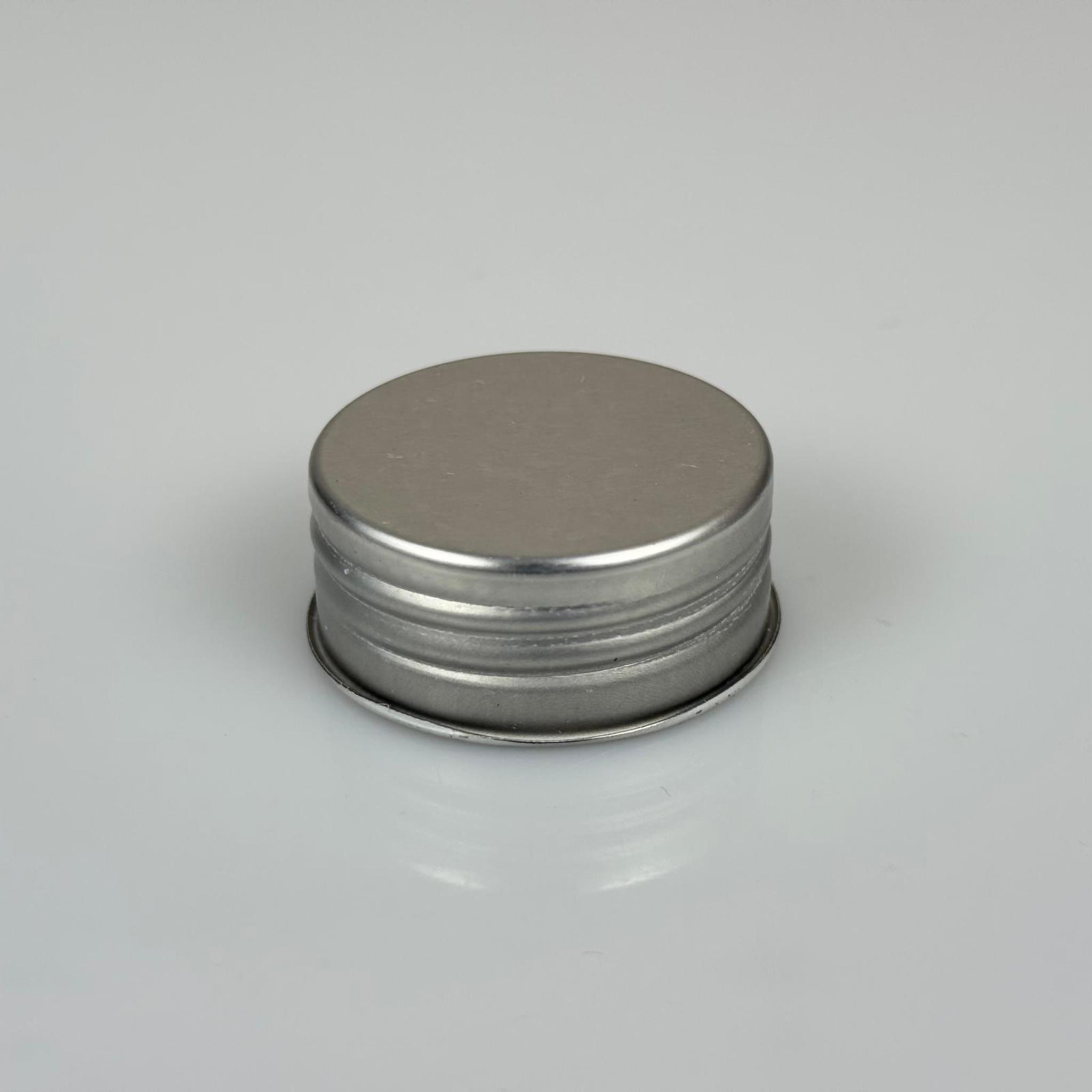 41/18 MM VİDALI GÜMÜŞ METAL KAPAK