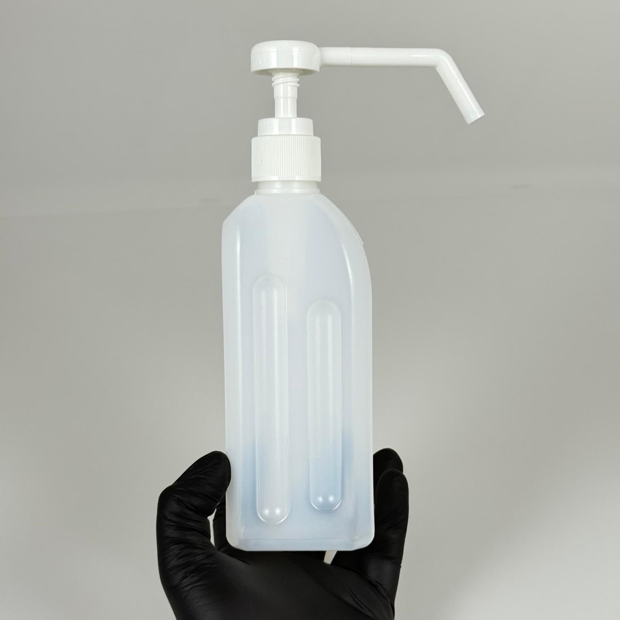 500 CC DEZENFEKTAN BİDONU - DİSPANSİYER POMPALI - 500 ML BEYAZ BOŞ DEZENFEKTAN BİDONU