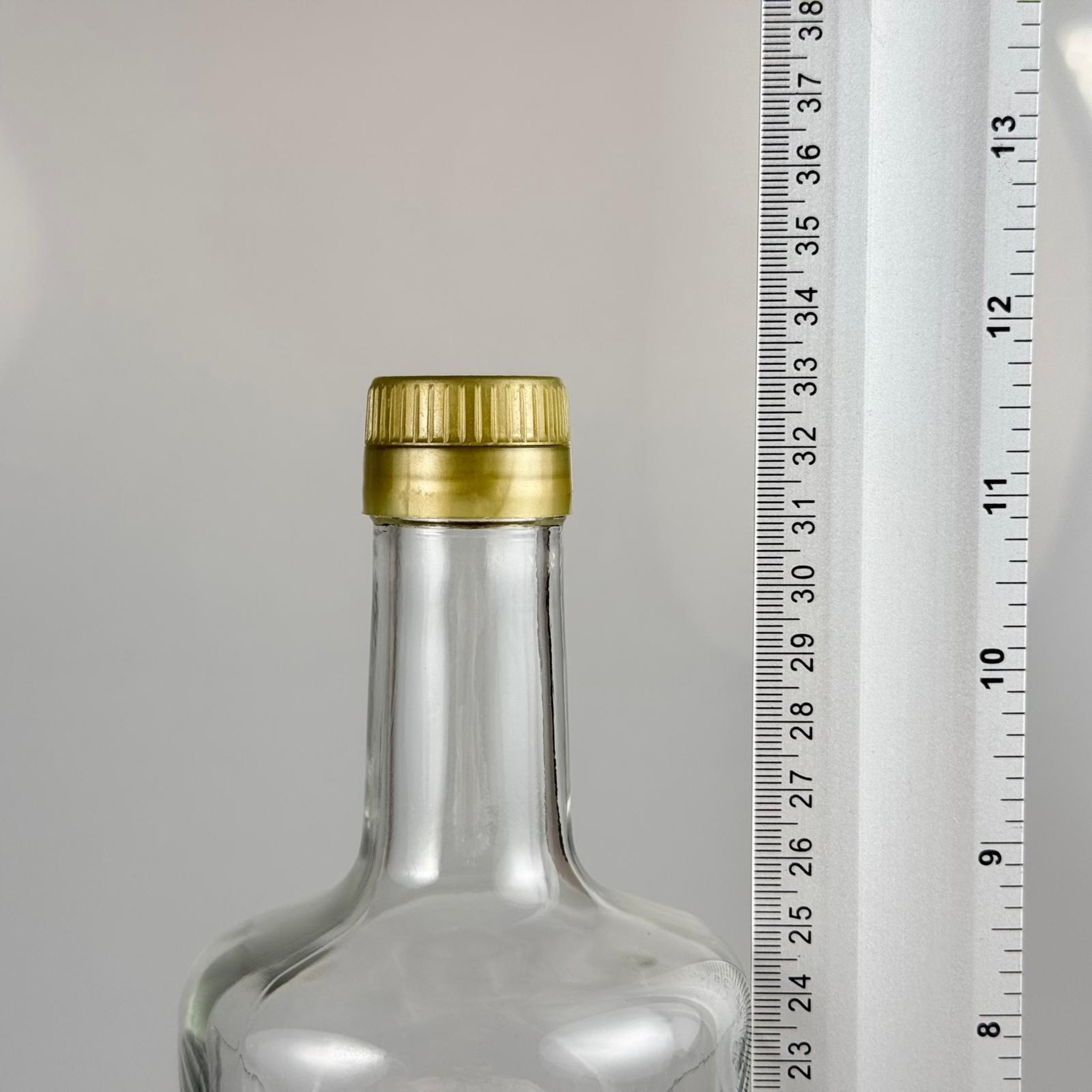 1000 CC DESENLİ DORİKA ŞEFFAF CAM ŞİŞE + GOLD ÇAKMA KAPAKLI TAKIM - 1000 ML MANTAR TIPALI ÇAKMA AĞIZ  CAM ŞİŞE