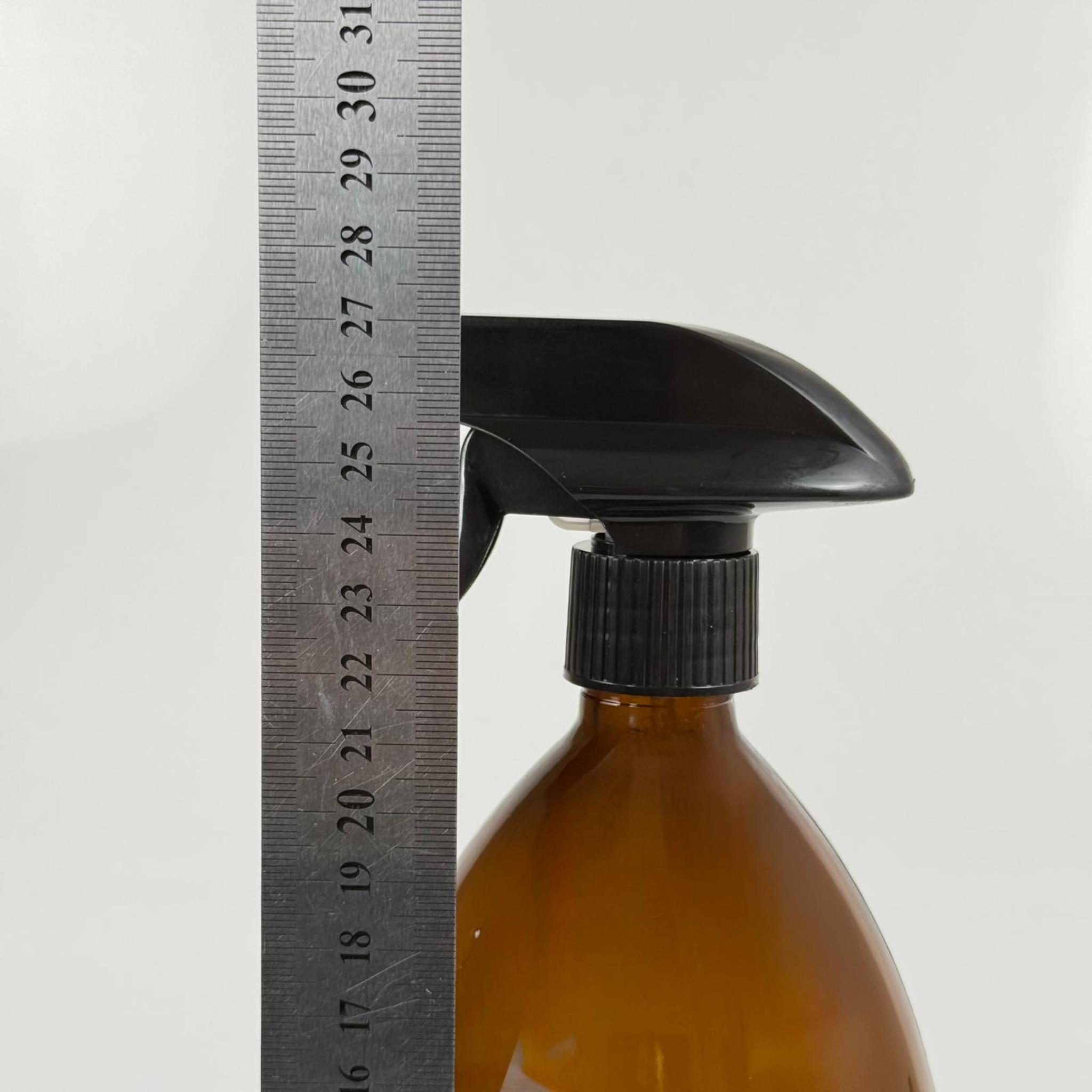 1000 CC AMBER TOMBUL ÖZEL SERİ CAM ŞİŞE - SİYAH TETİK TRİGER KÖPÜK YAPICI SPREYLİ - 1000 ML CAM ECZA ŞİŞESİ - KAHVERENGİ CAM FISFIS ŞİŞE